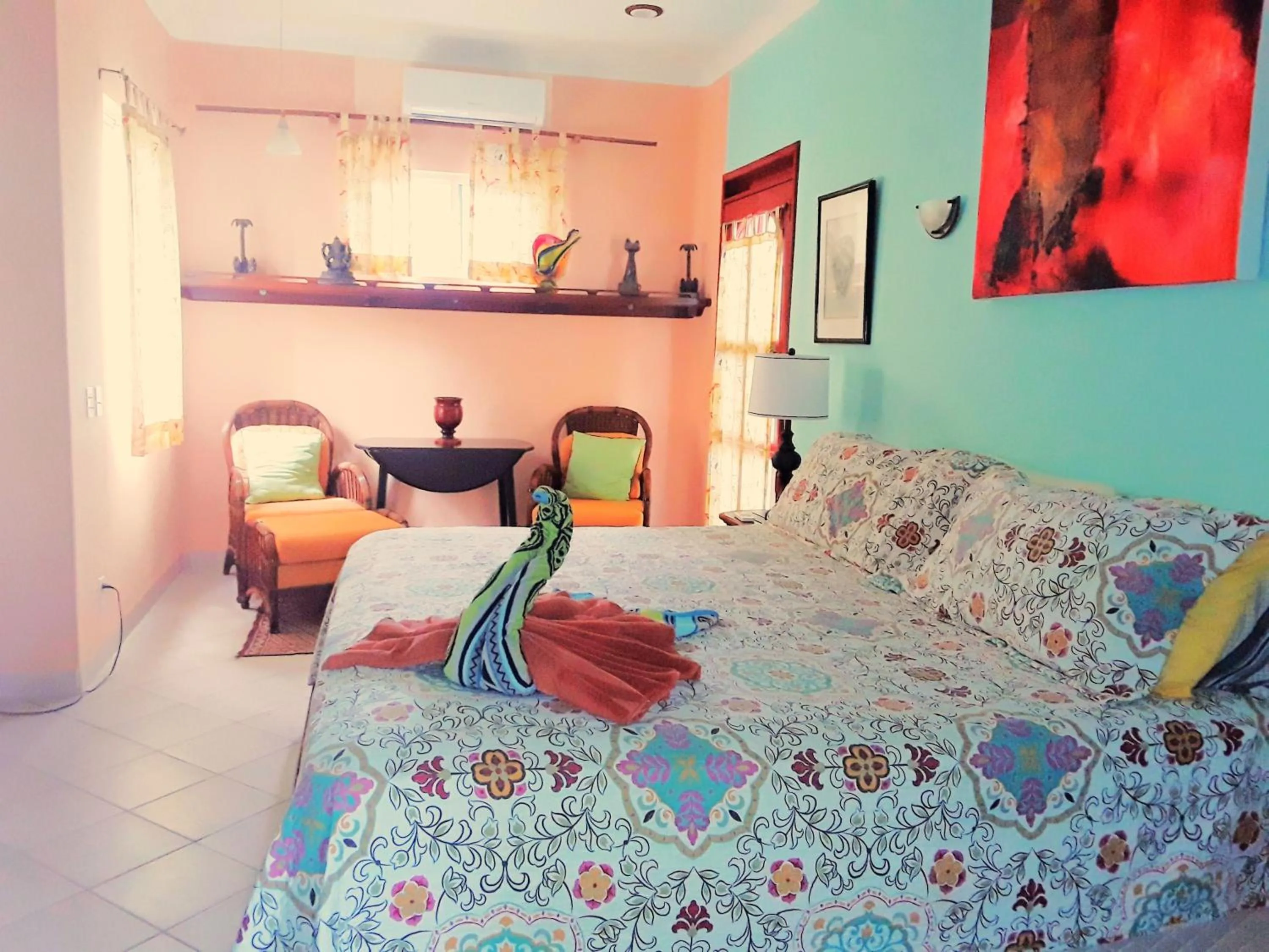 Bedroom, Bed in Casa Gatos