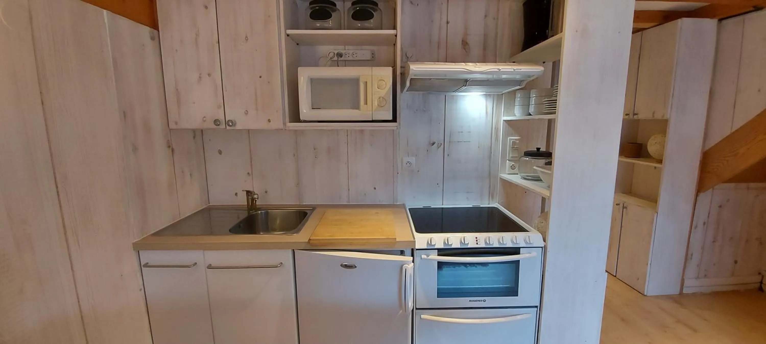 Kitchen or kitchenette in Tilleul Plaza Résidence