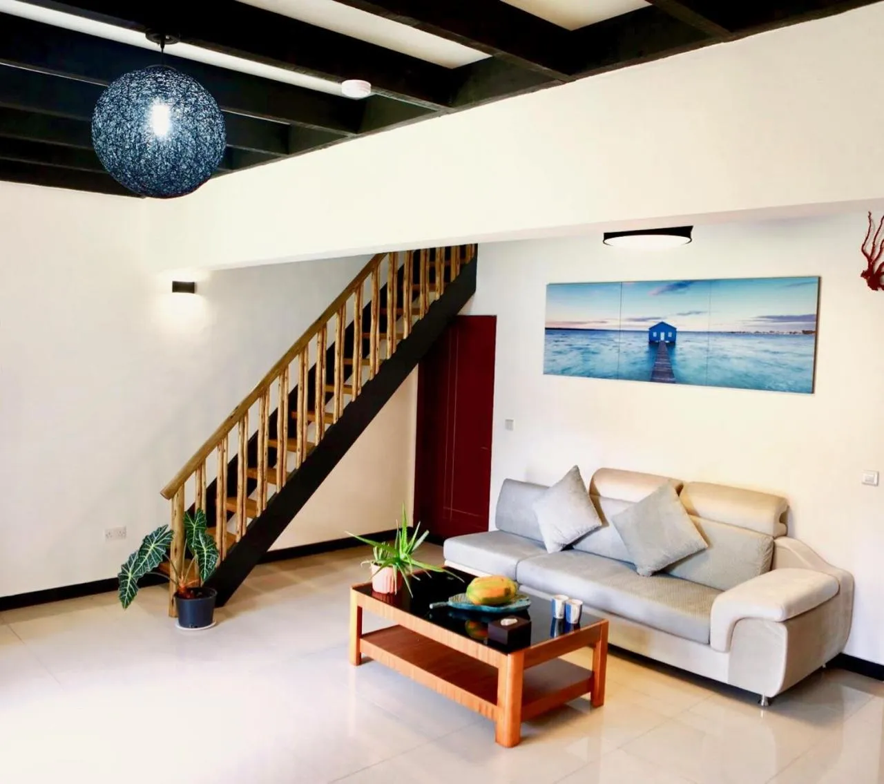 Living room in Blue Hill