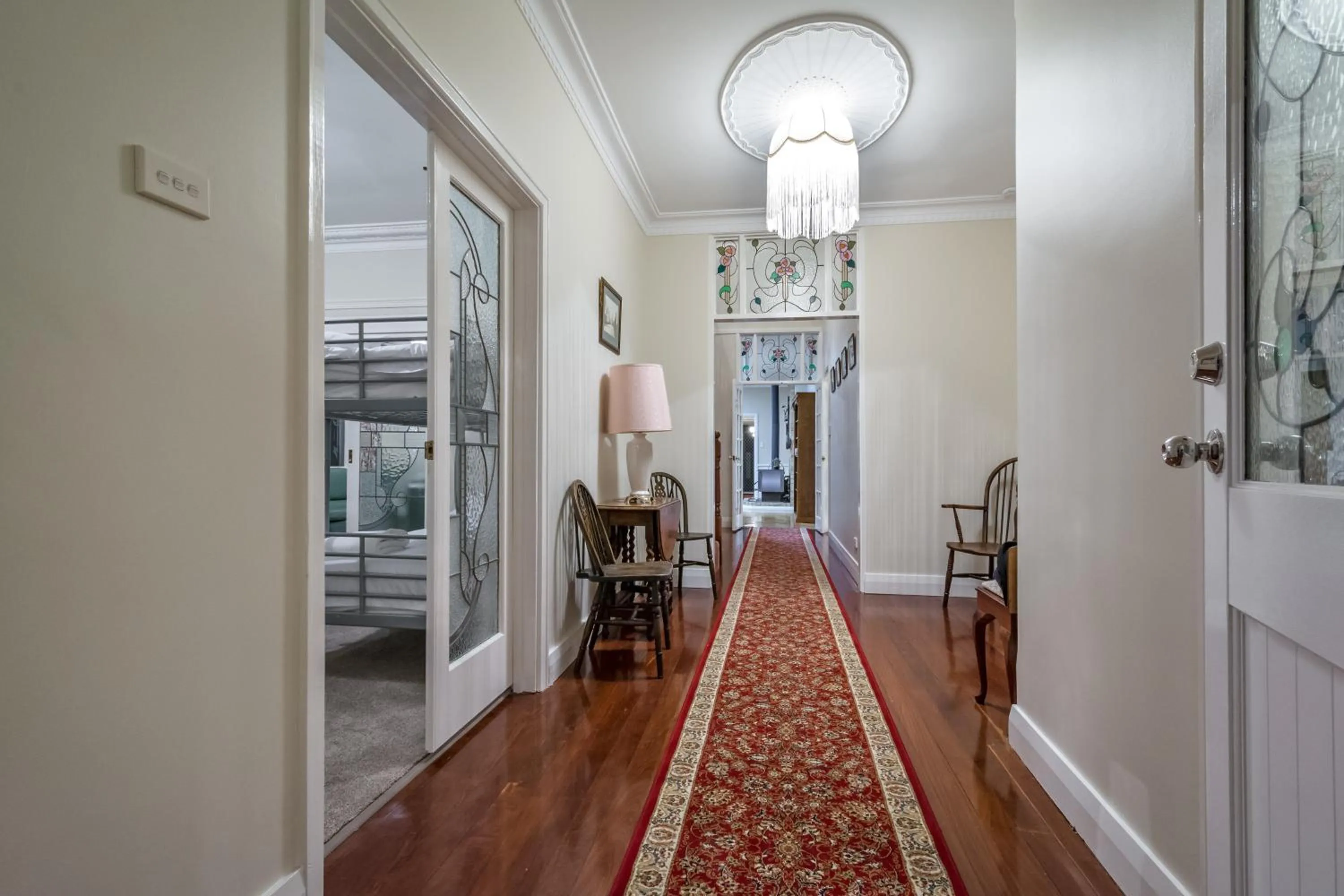 Facade/entrance in Serpentine Rose