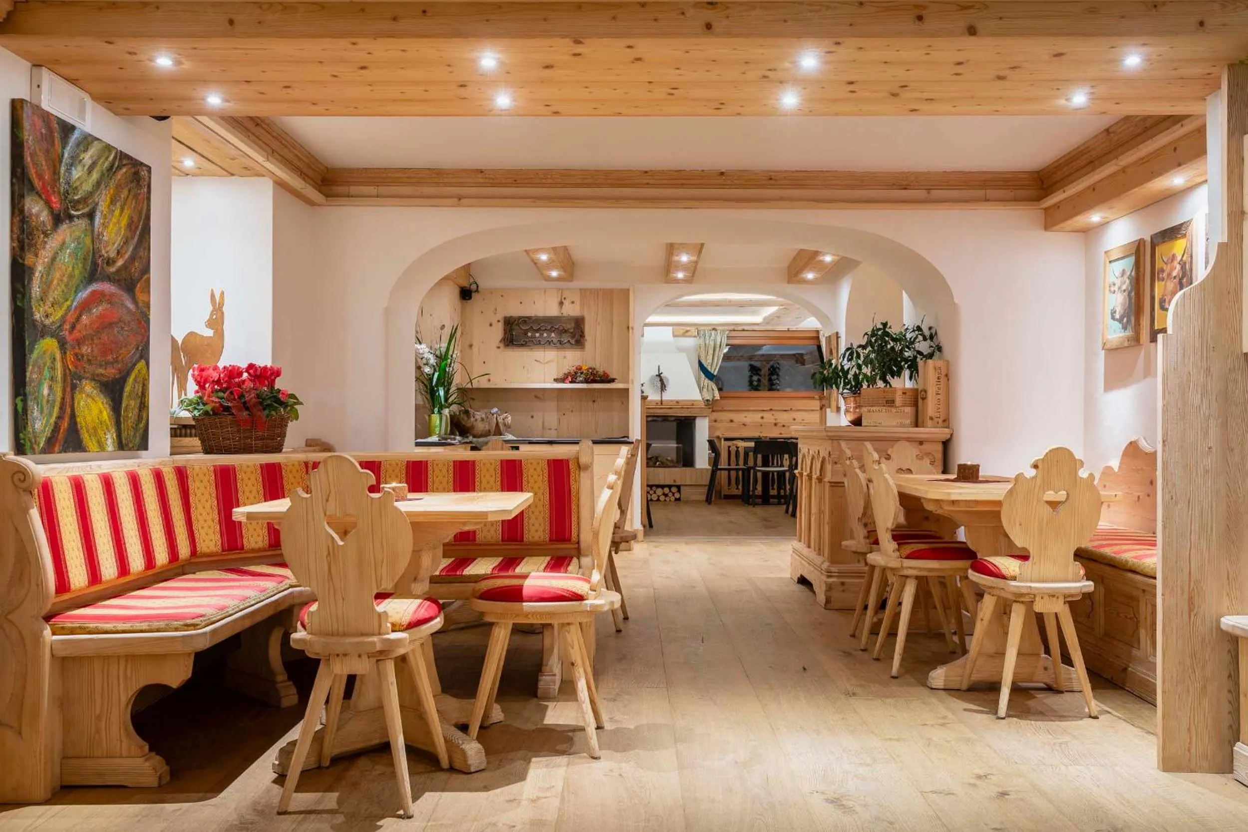 Lounge or bar in Hotel Ciasa Lorenzi