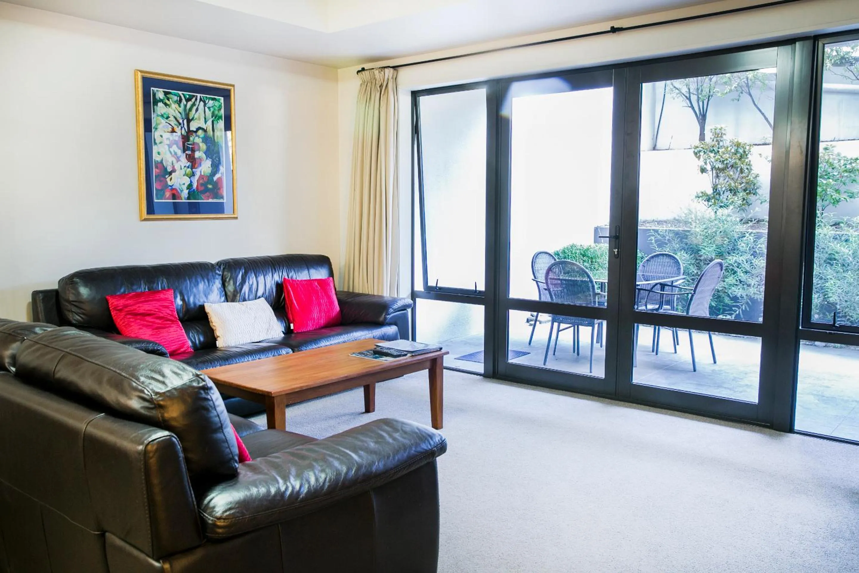 Patio in The Glebe Apartments