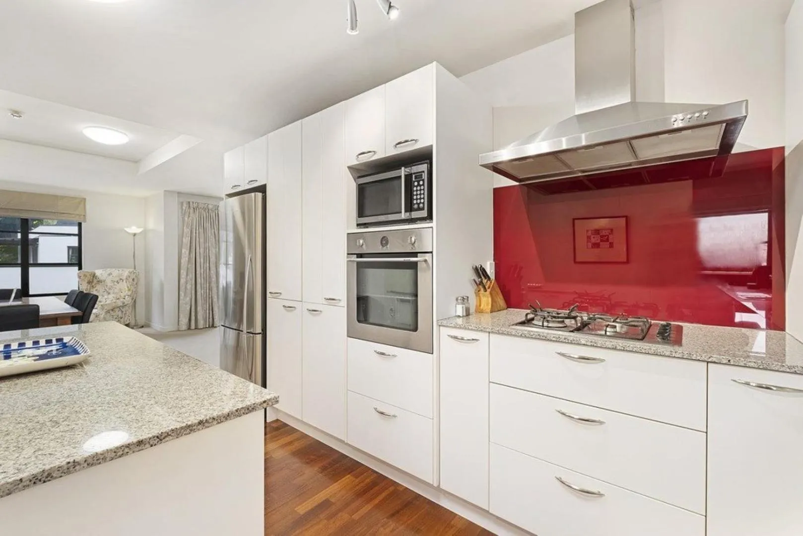 kitchen in The Glebe Apartments