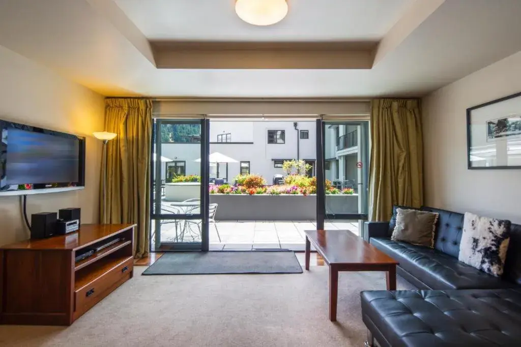 Living room in The Glebe Apartments Living room in The Glebe Apartments