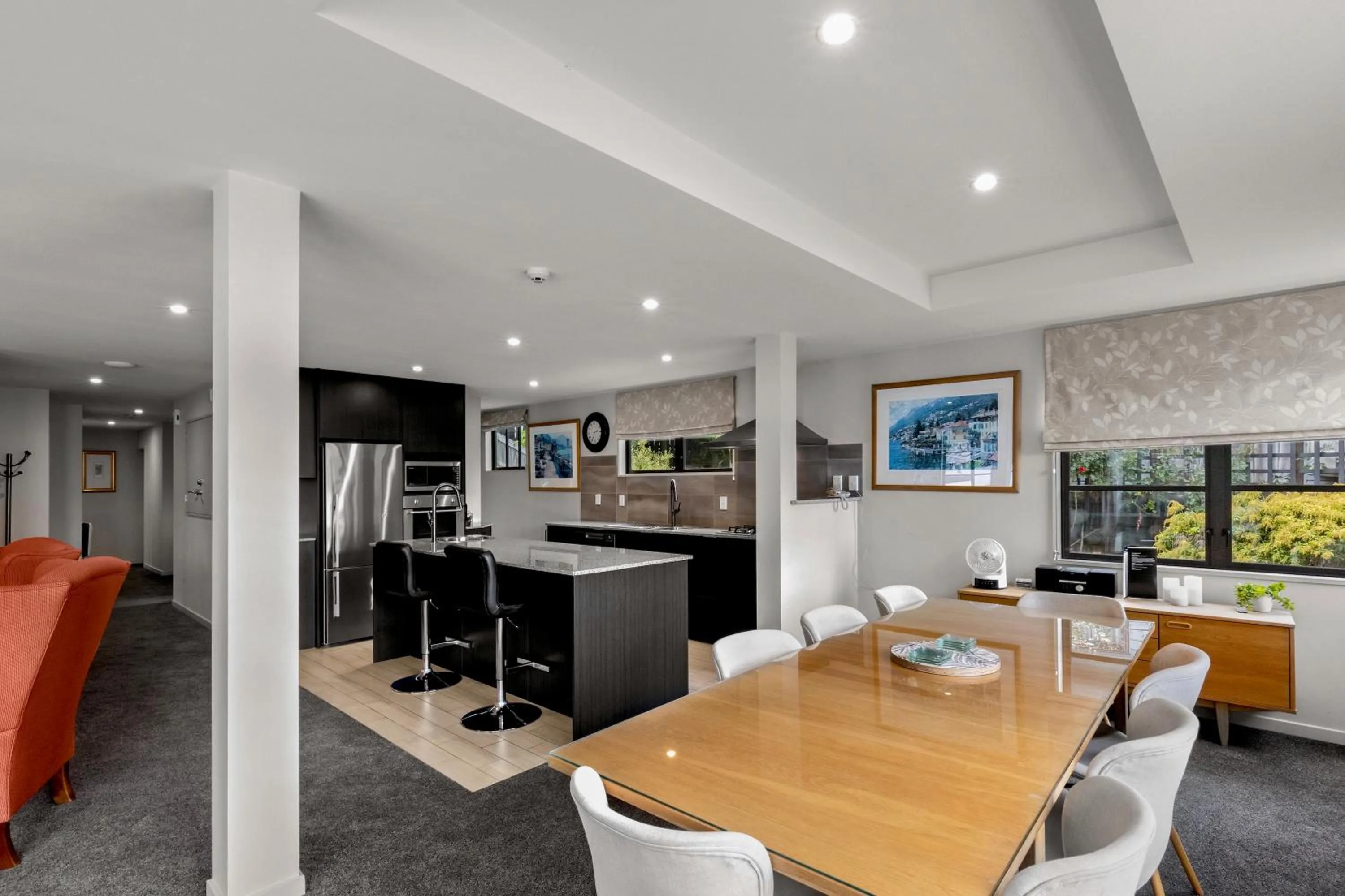 Dining area in The Glebe Apartments