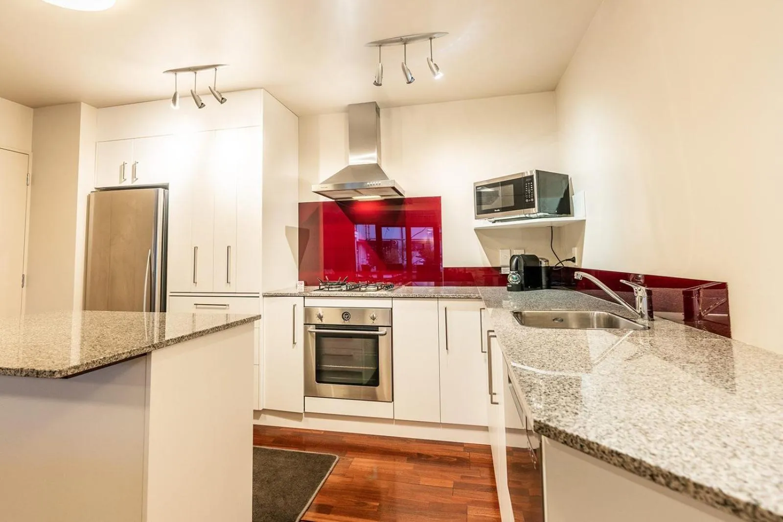kitchen in The Glebe Apartments