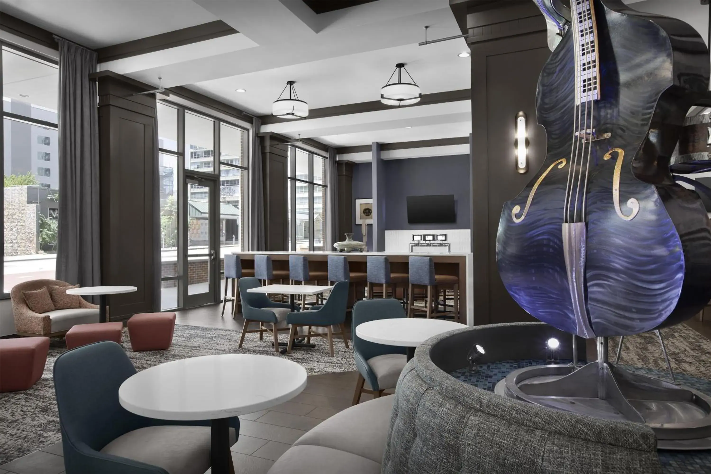 Lobby or reception in Hampton Inn and Suites Austin University Capitol Lobby or reception in Hampton Inn and Suites Austin University Capitol