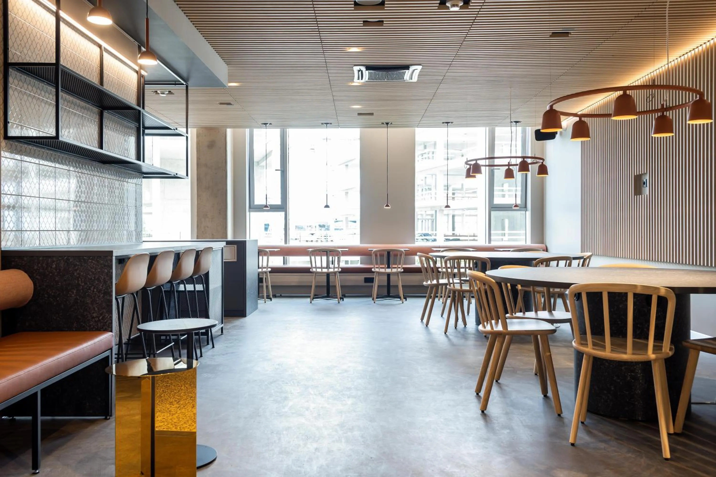 Communal kitchen in Citybox Tallinn City Center