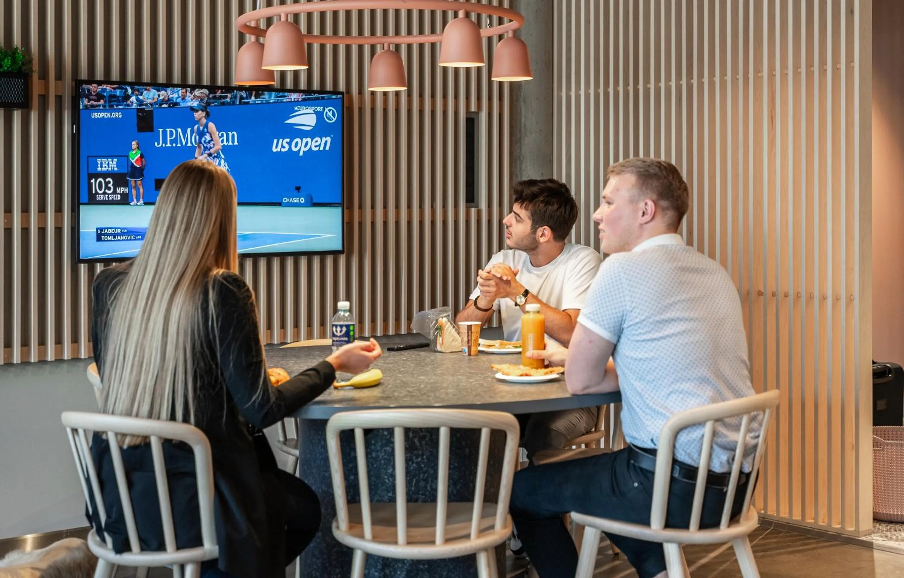 Seating area in Citybox Tallinn City Center