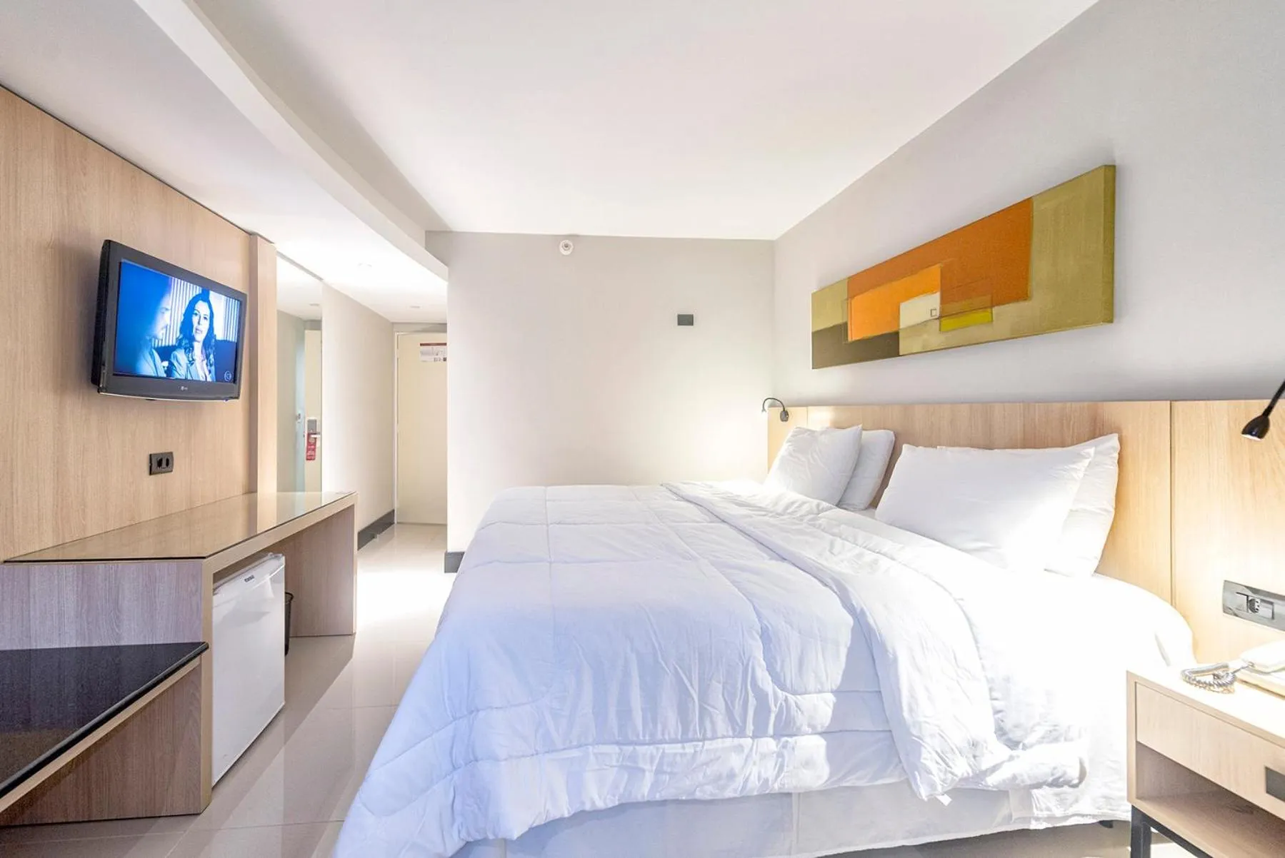 Bed in Rafain Palace Hotel & Convention Center