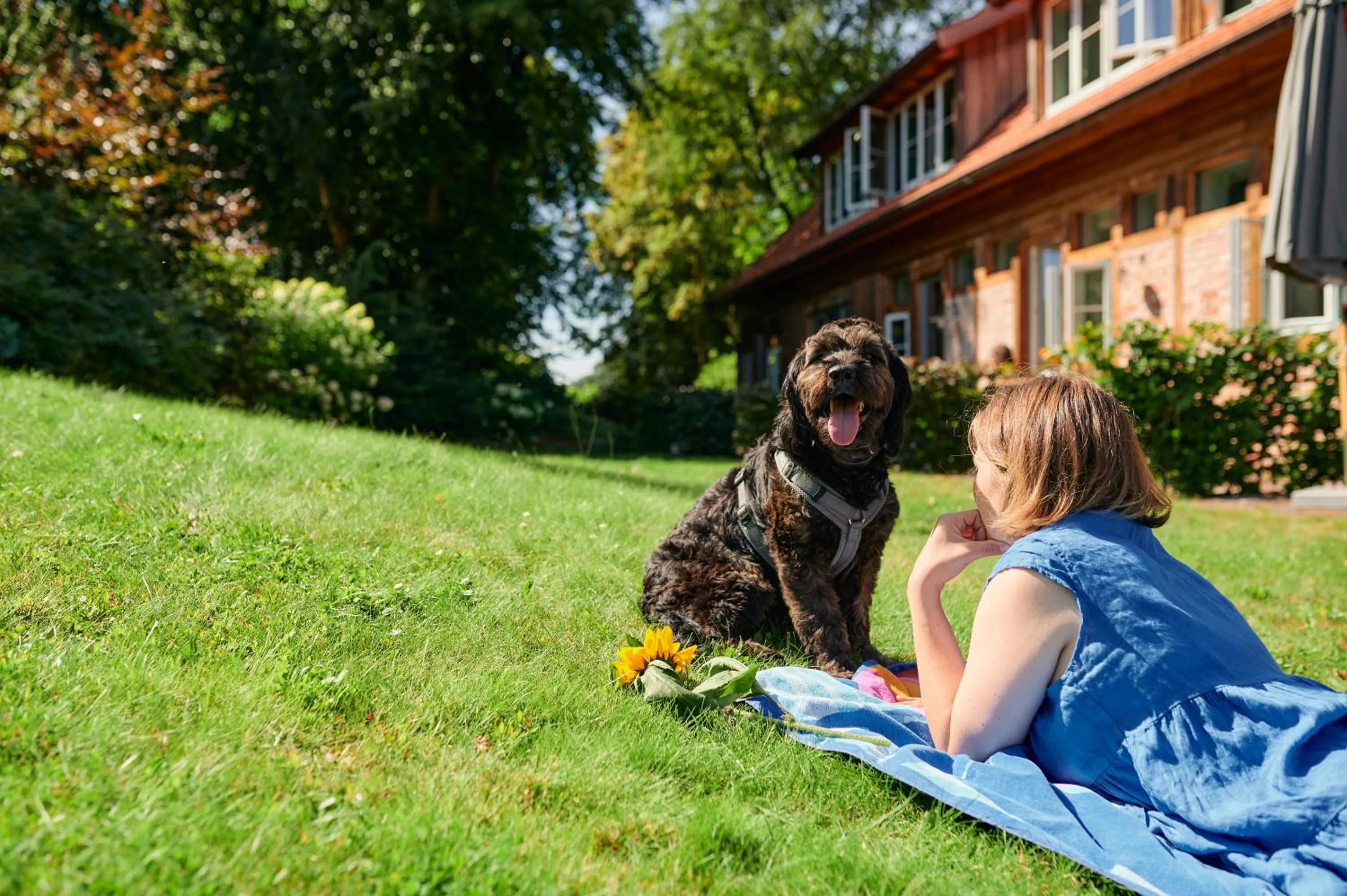 Garden view in Nordenholzer Hofhotel