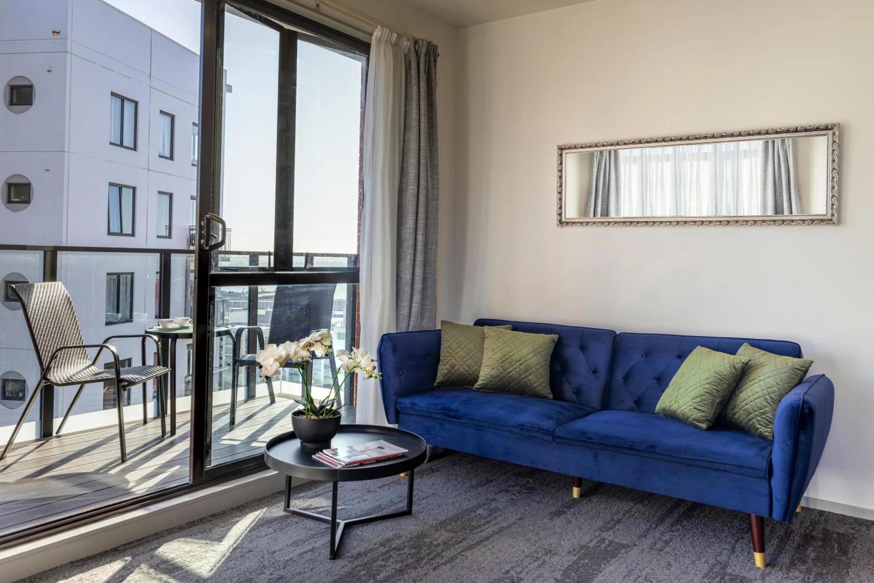 Balcony/Terrace in Quest on Eden Auckland CBD Apartment Hotel