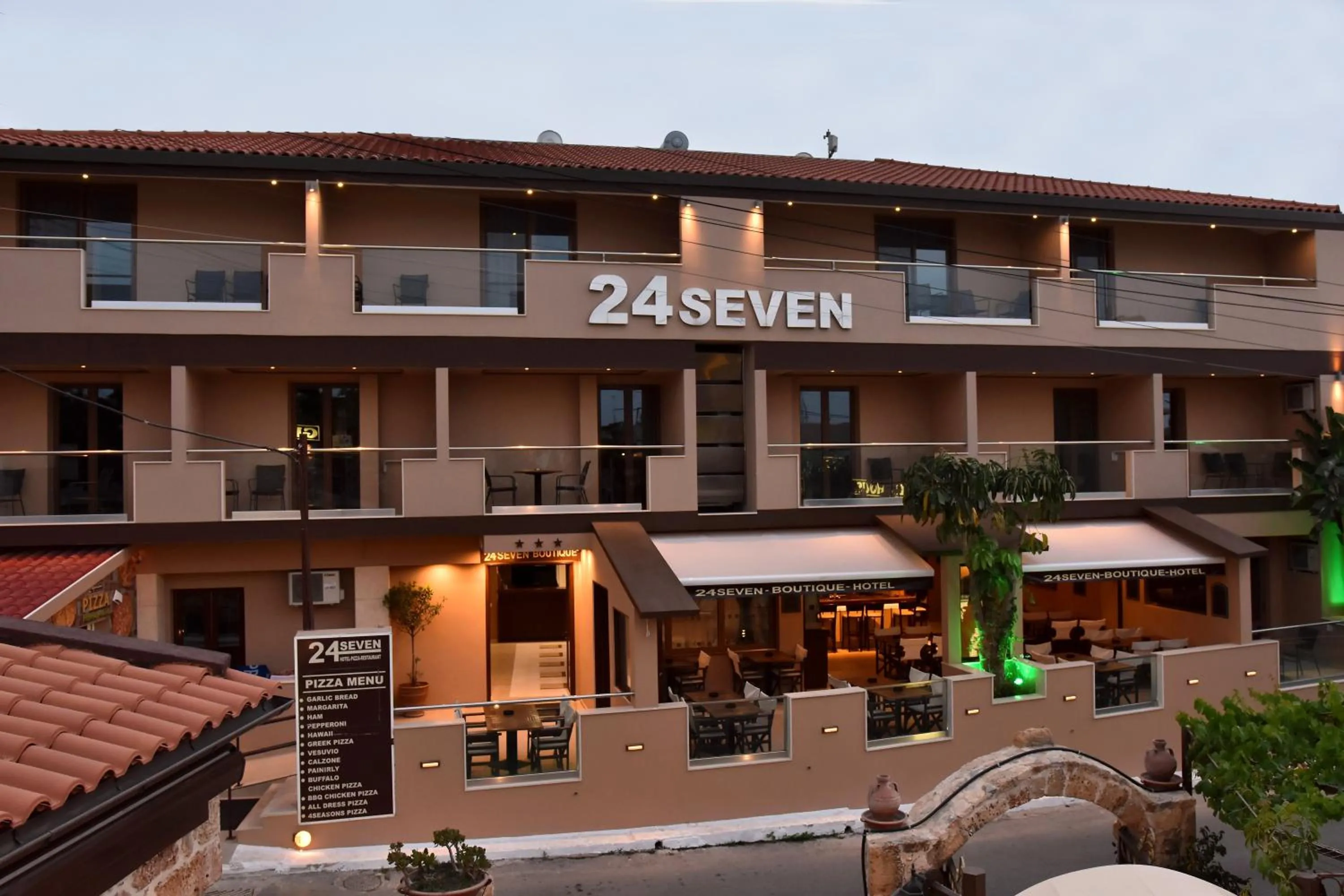 Facade/entrance in 24 Seven Boutique Hotel
