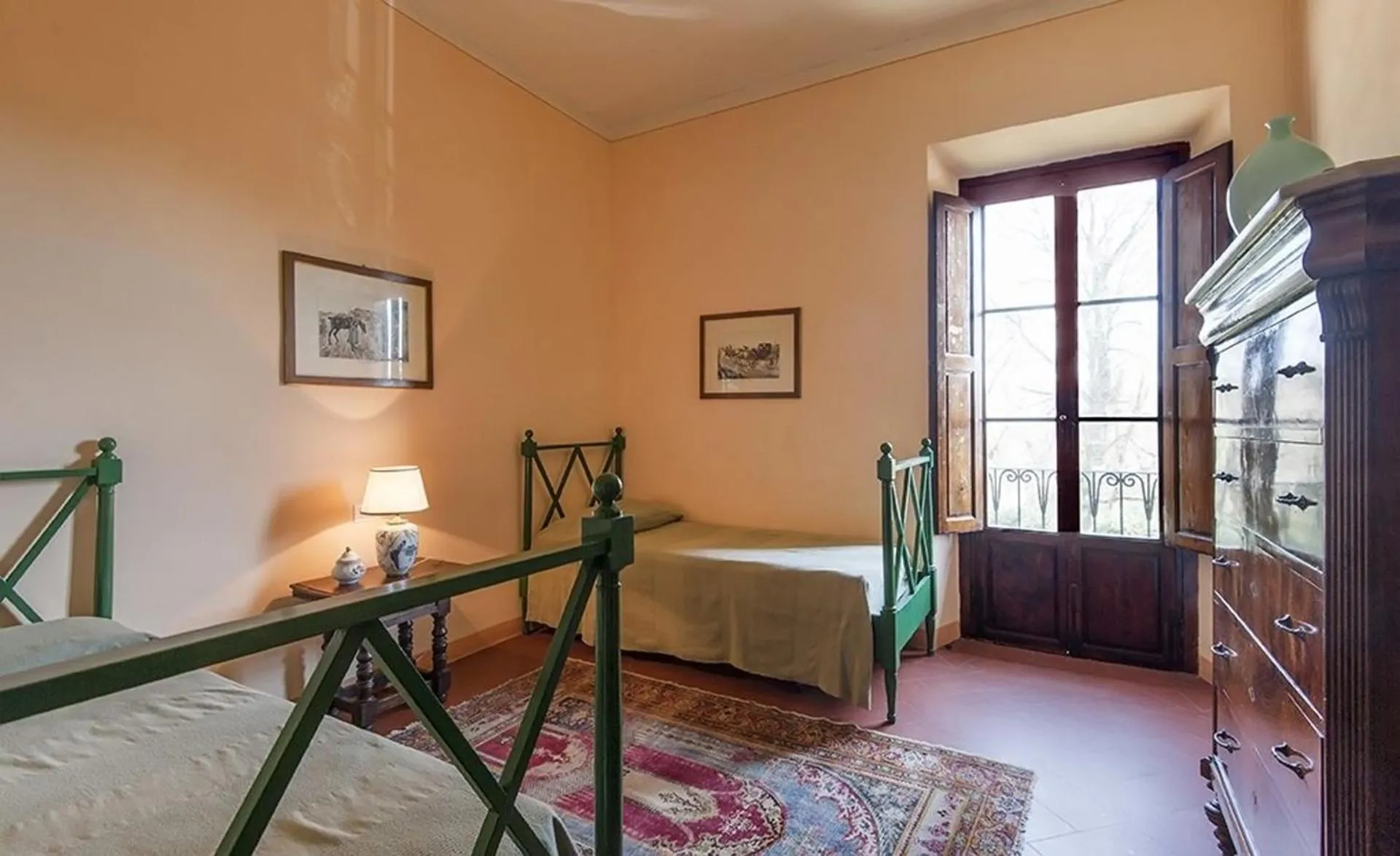 Bedroom, Bed in Villa Martina