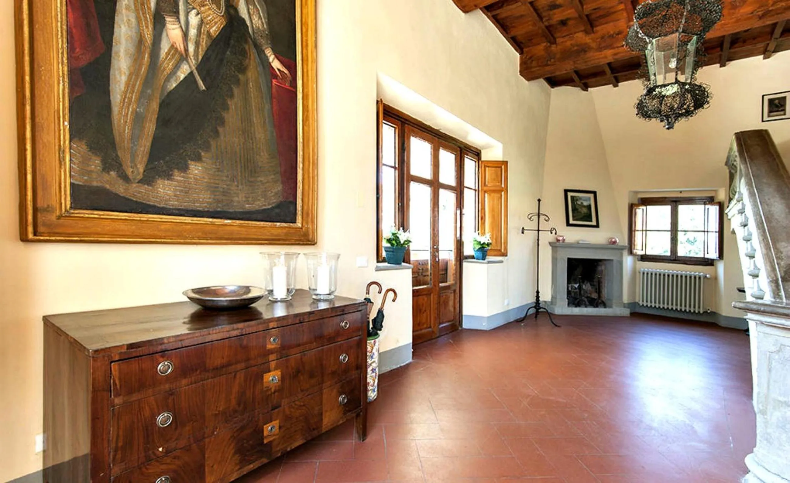 Living room in Villa Martina