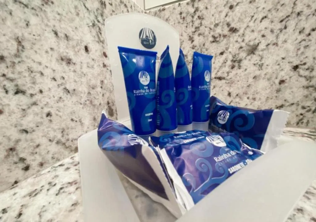 Bathroom in Hotel Rainha do Brasil