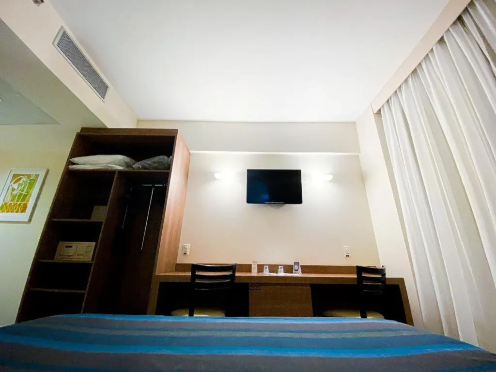 Bedroom, Bed in Hotel Rainha do Brasil