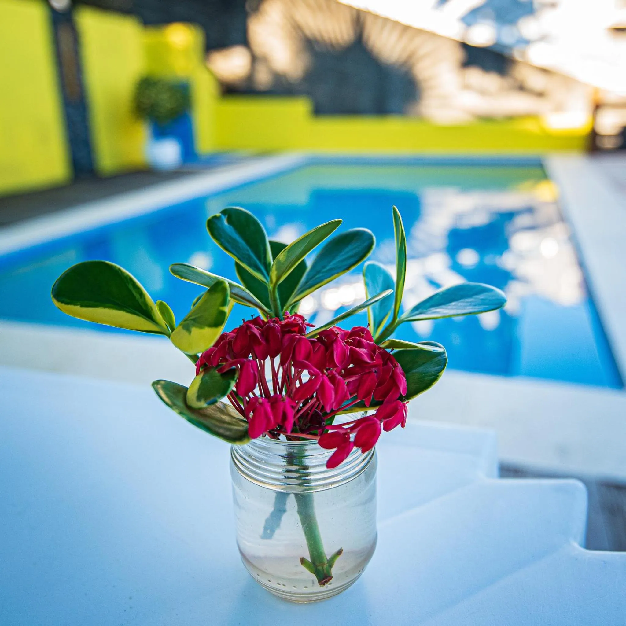 Swimming pool in Areia Branca Apart Hotel