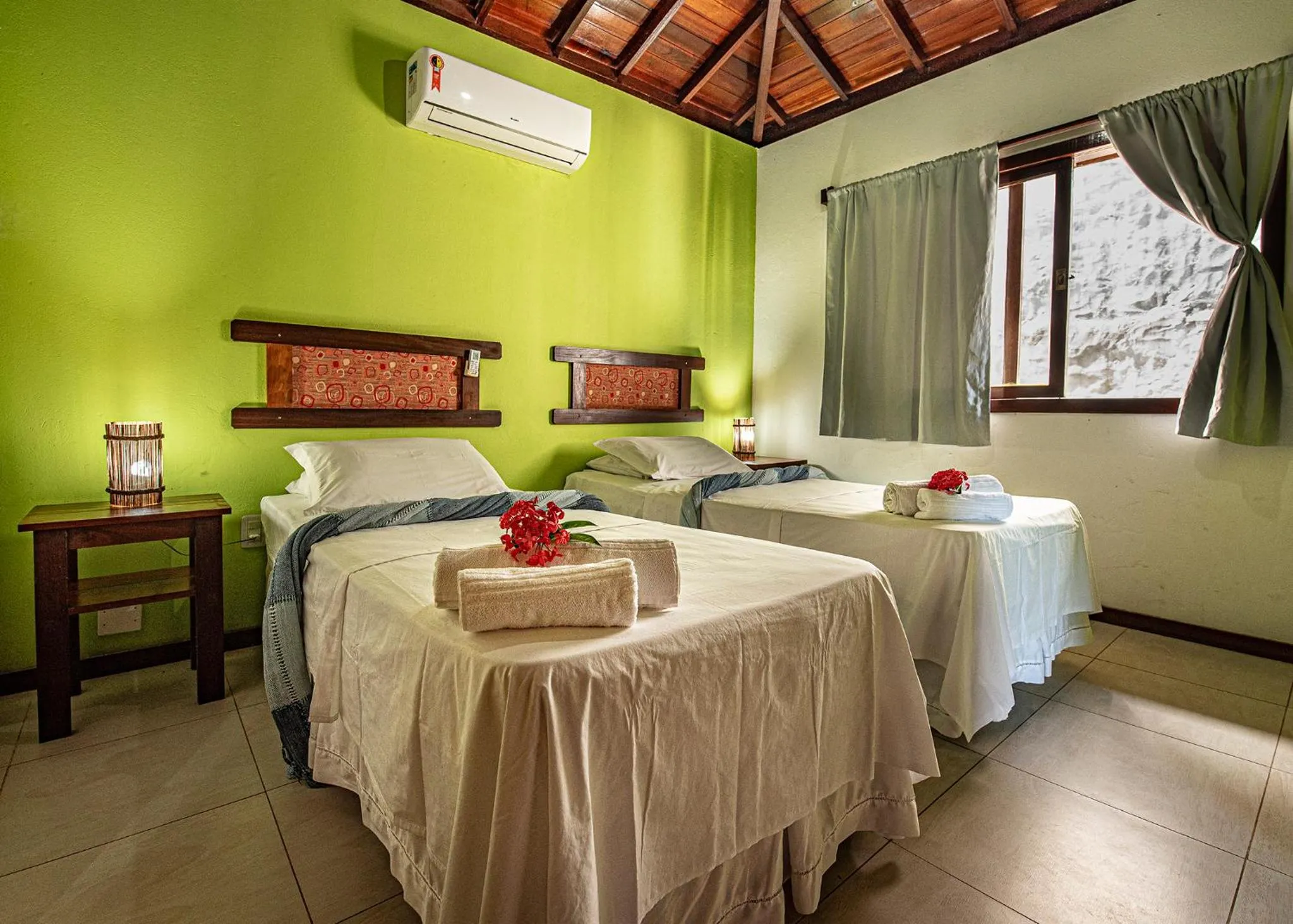 Bedroom, Bed in Areia Branca Apart Hotel