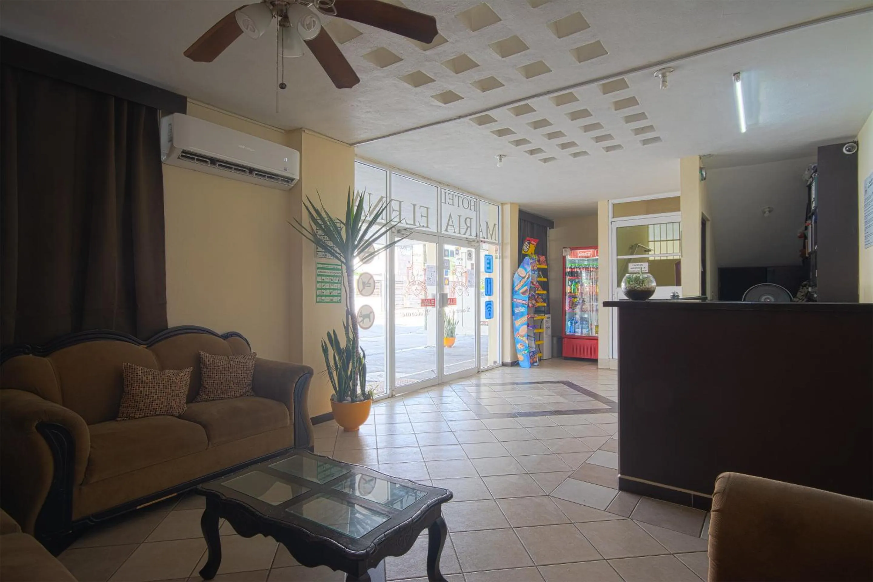 Lobby or reception in Hotel Maria Elena