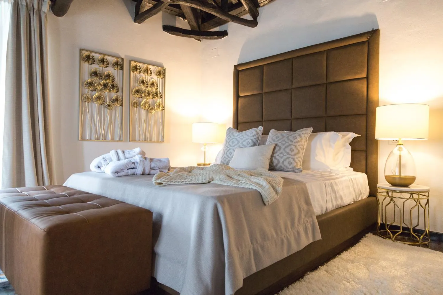 Bed in 1822 Makrinitsa Suites