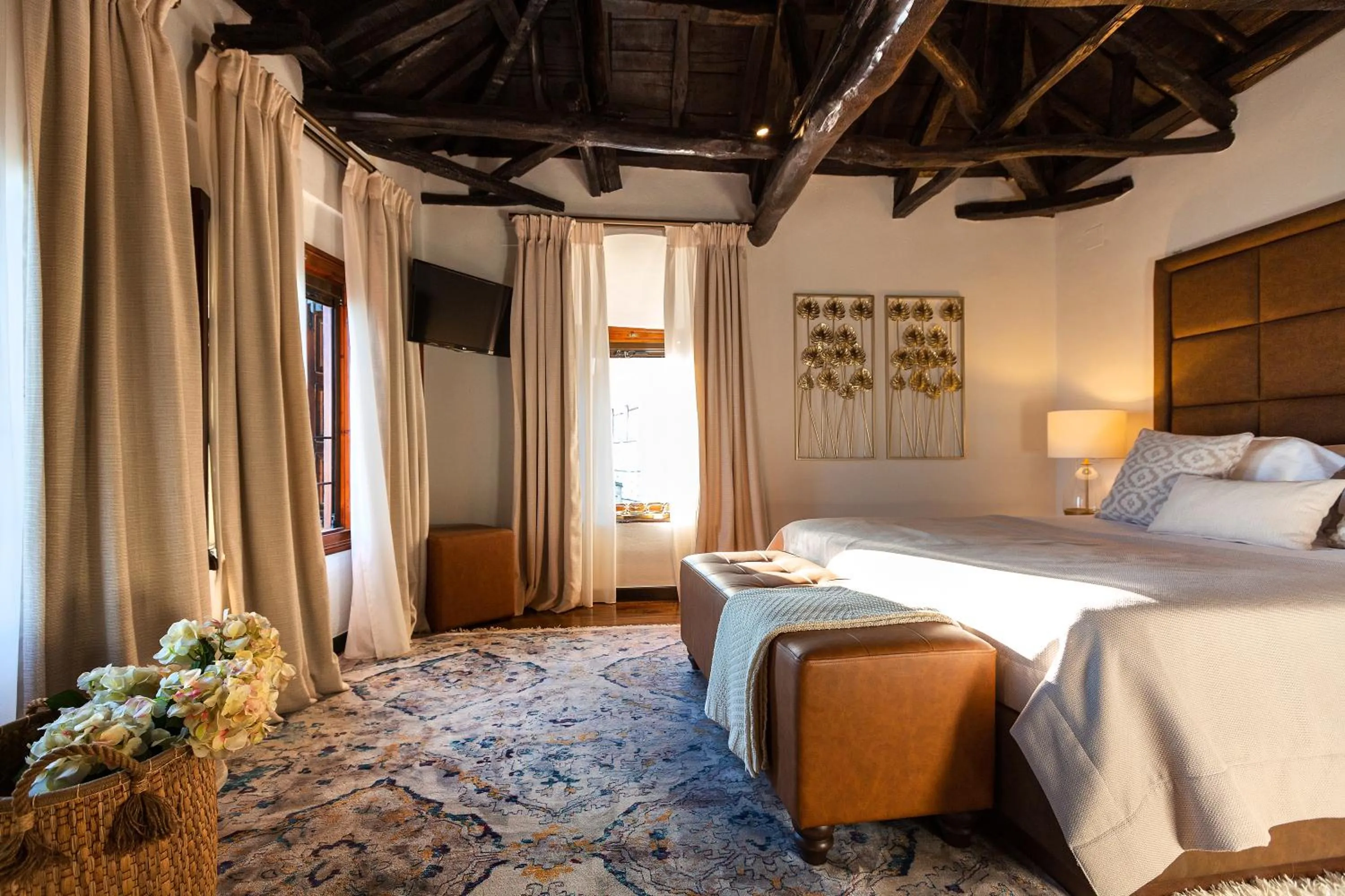 Bed in 1822 Makrinitsa Suites