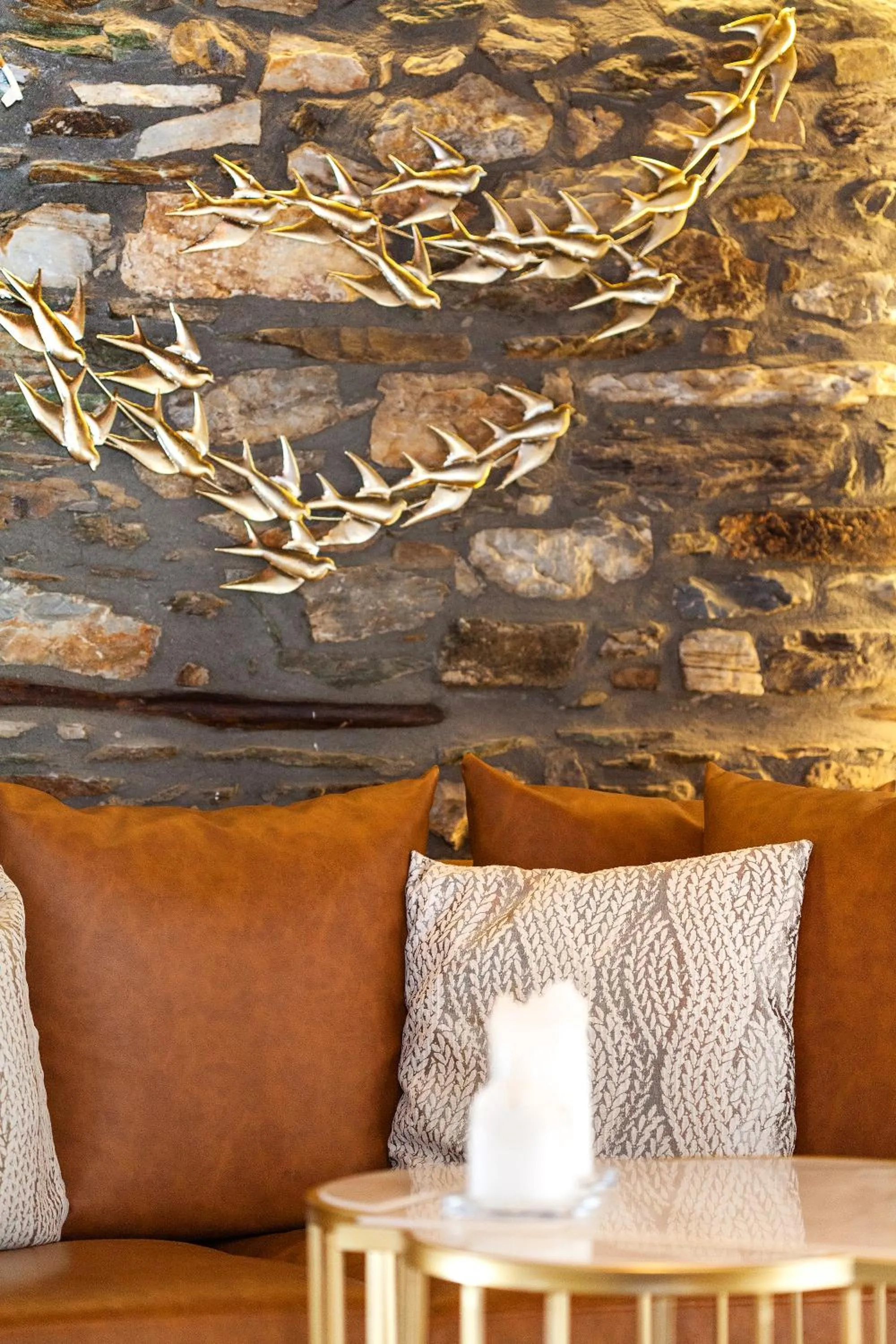 Living room in 1822 Makrinitsa Suites