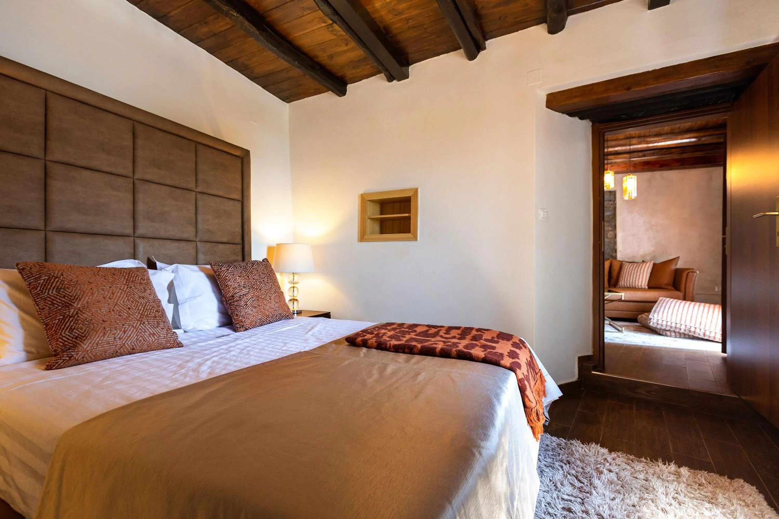 Bed in 1822 Makrinitsa Suites