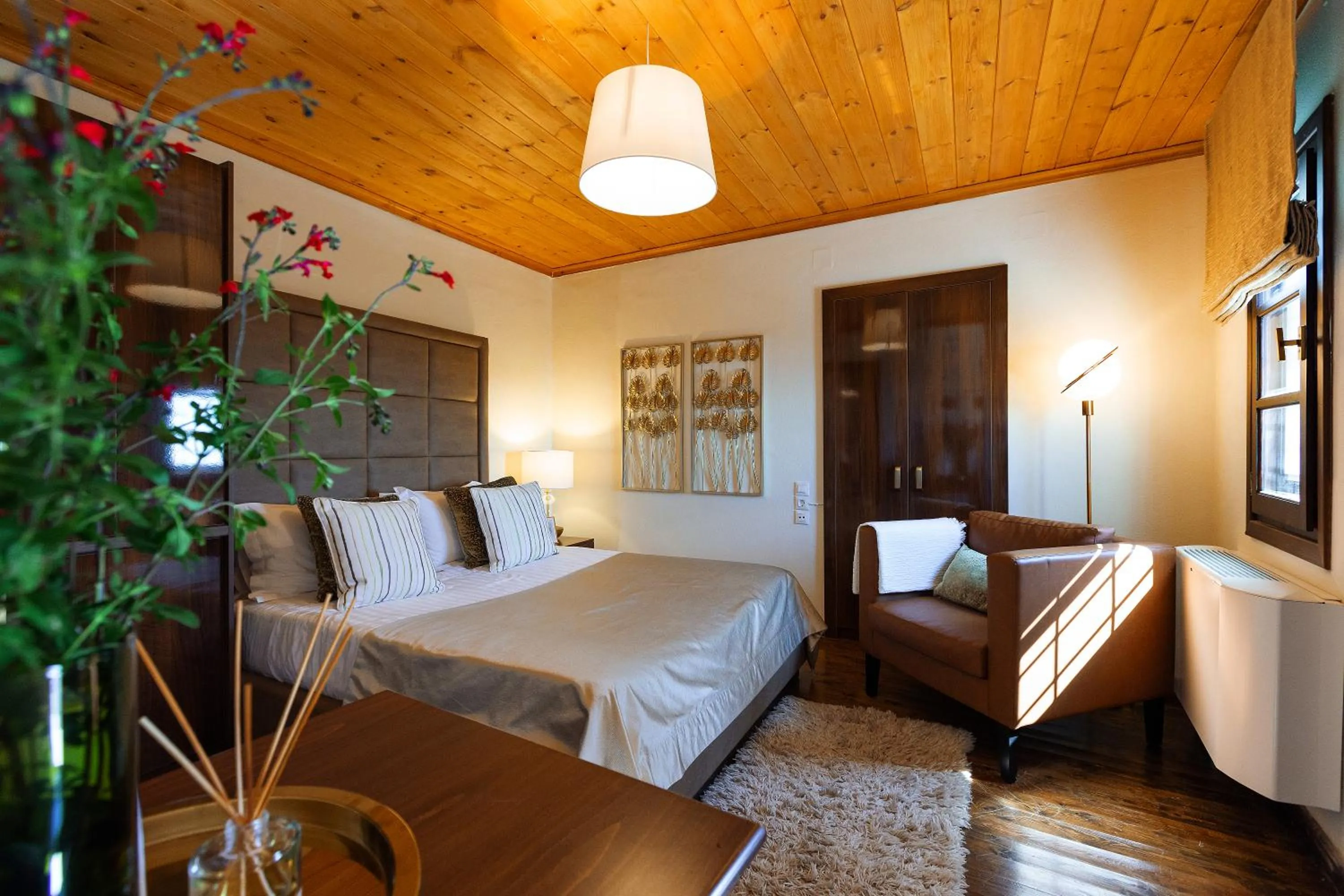 Bed in 1822 Makrinitsa Suites