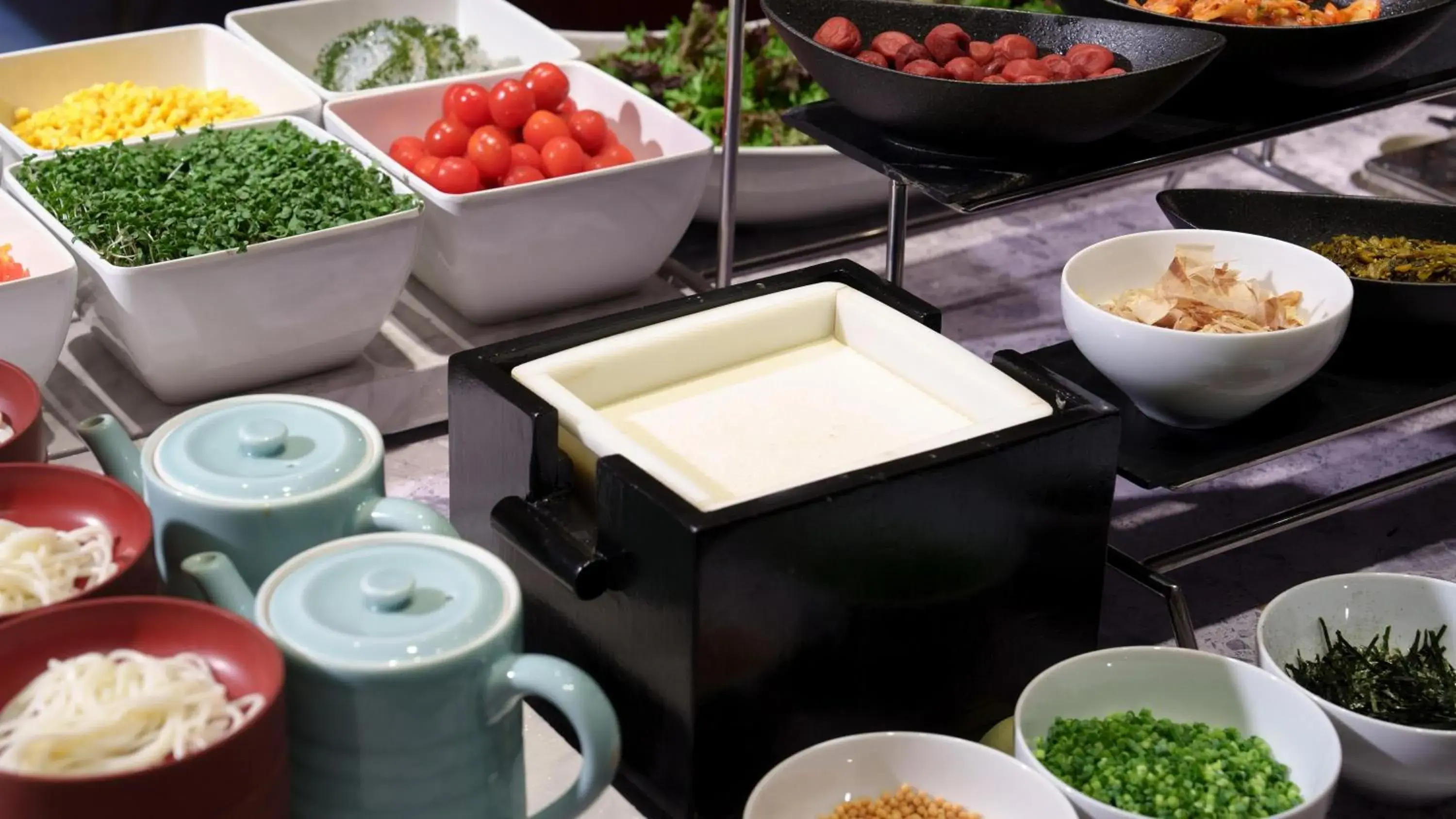 Breakfast in Nishitetsu Grand Hotel Breakfast in Nishitetsu Grand Hotel