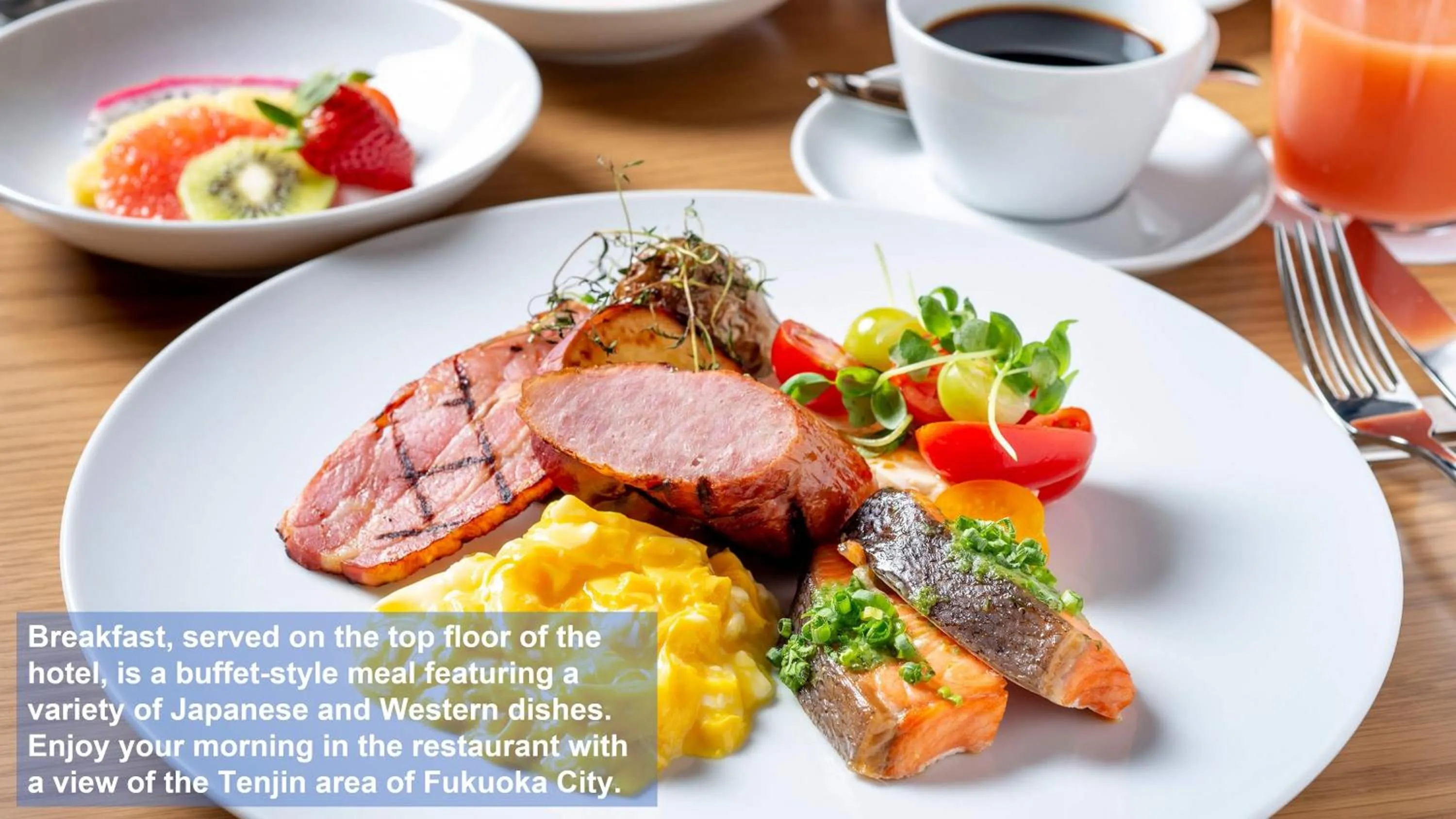 Breakfast in Solaria Nishitetsu Hotel Fukuoka