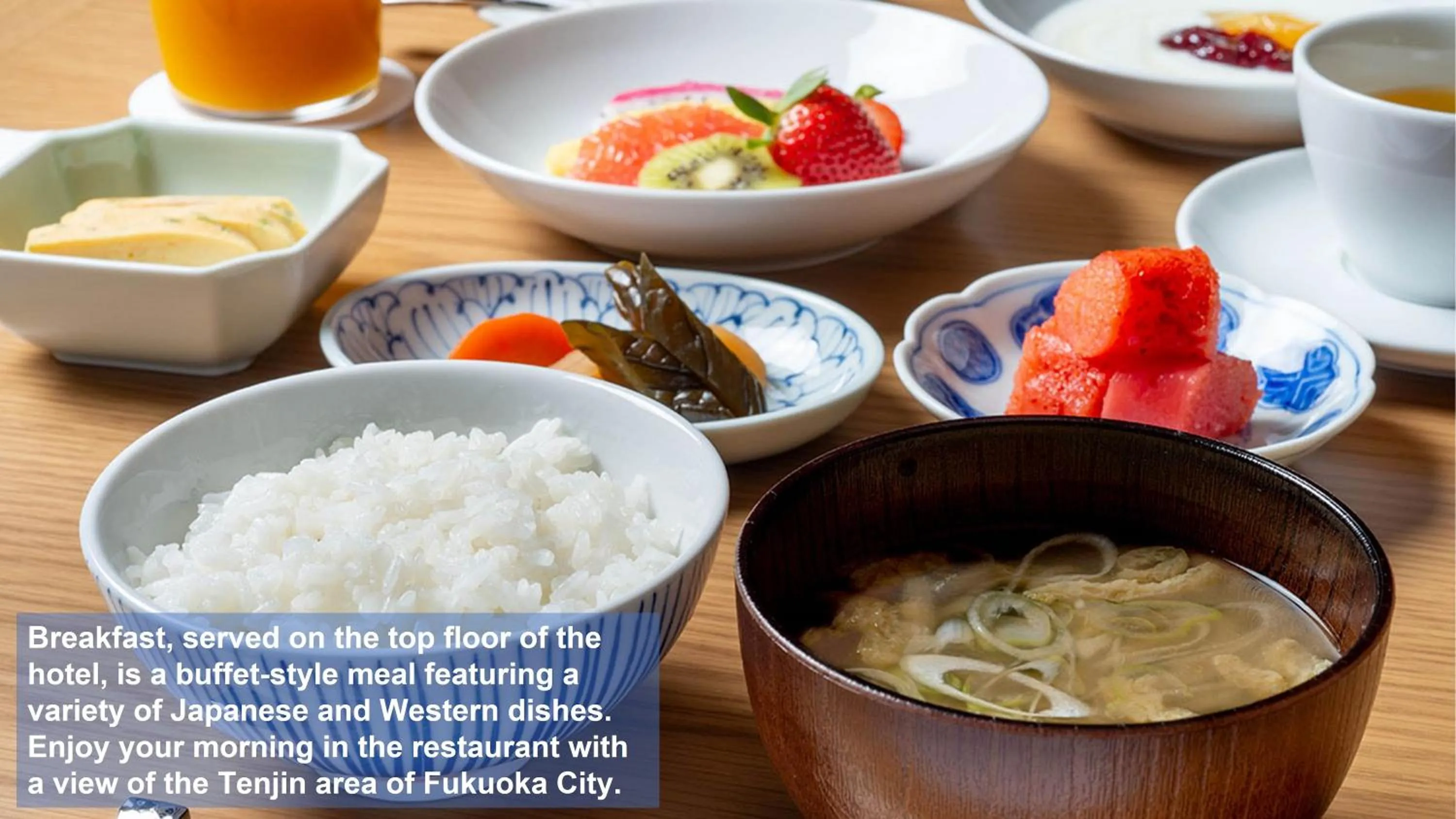 Breakfast in Solaria Nishitetsu Hotel Fukuoka