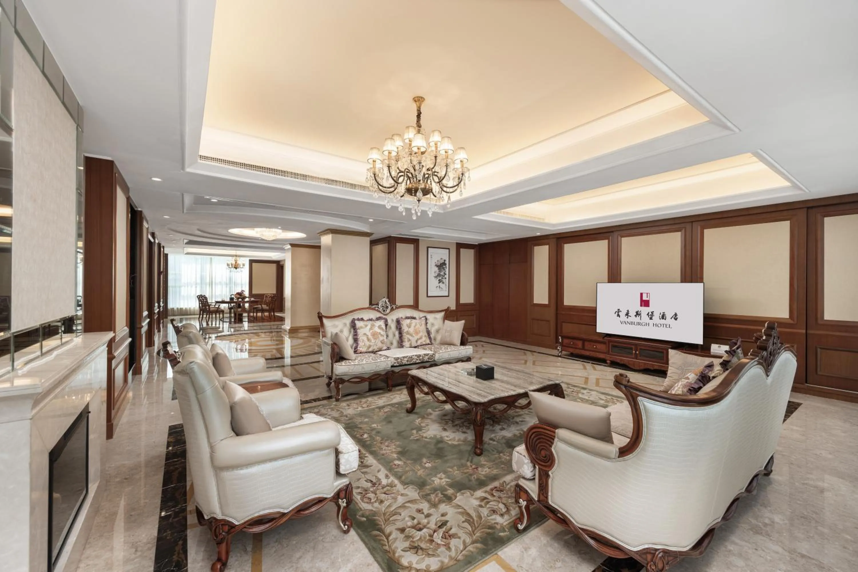 Living room in Vanburgh Hotel - Free shuttle bus transfer during Canton Fair
