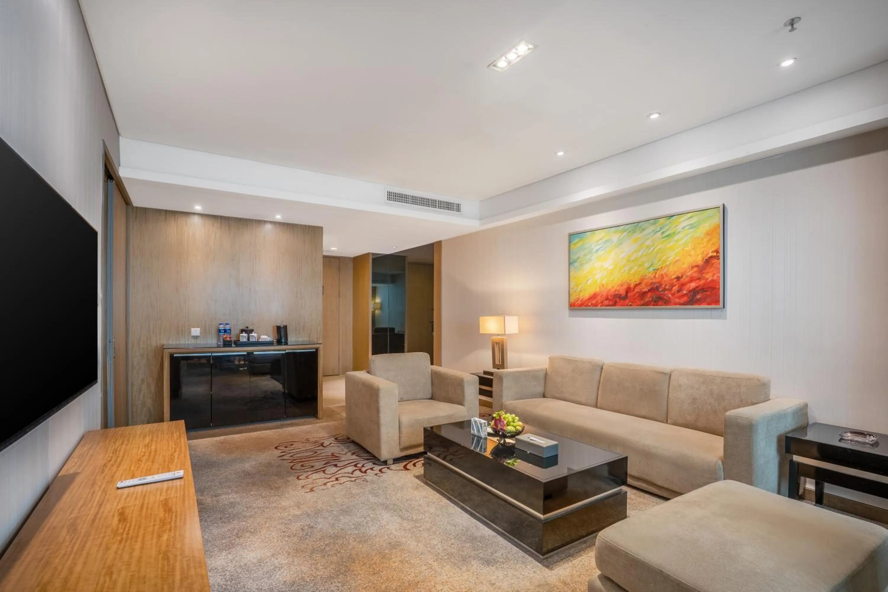 Living room, Seating Area in Pearl River International Hotel（International Textile City）