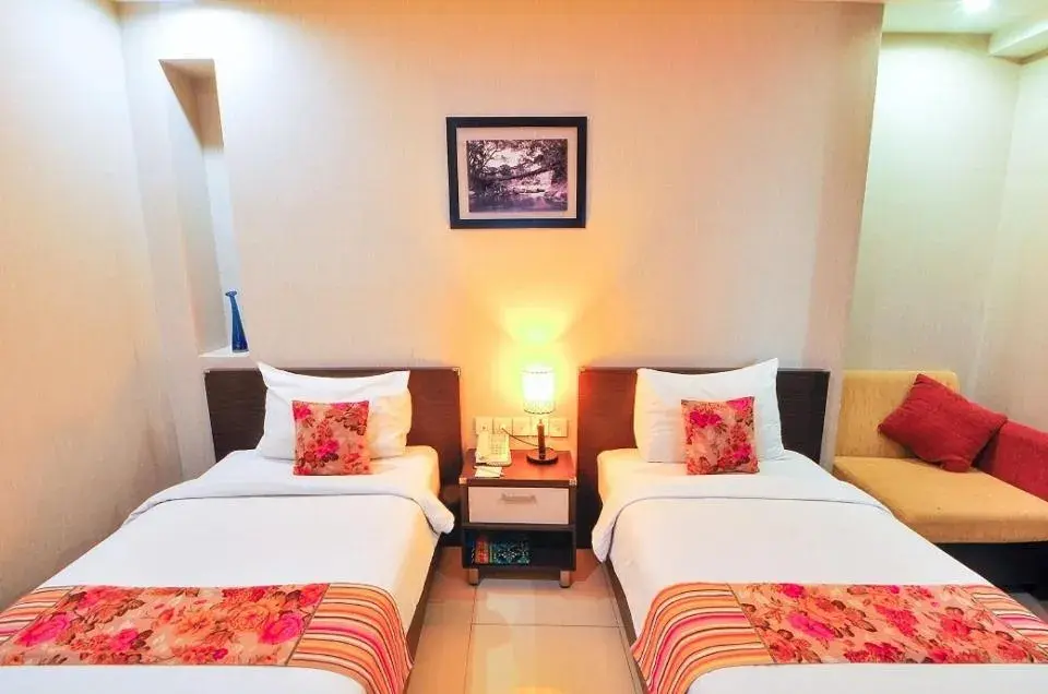 Bed in Daima Hotel Padang Bed in Daima Hotel Padang