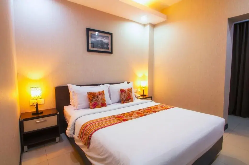 Bed in Daima Hotel Padang Bed in Daima Hotel Padang