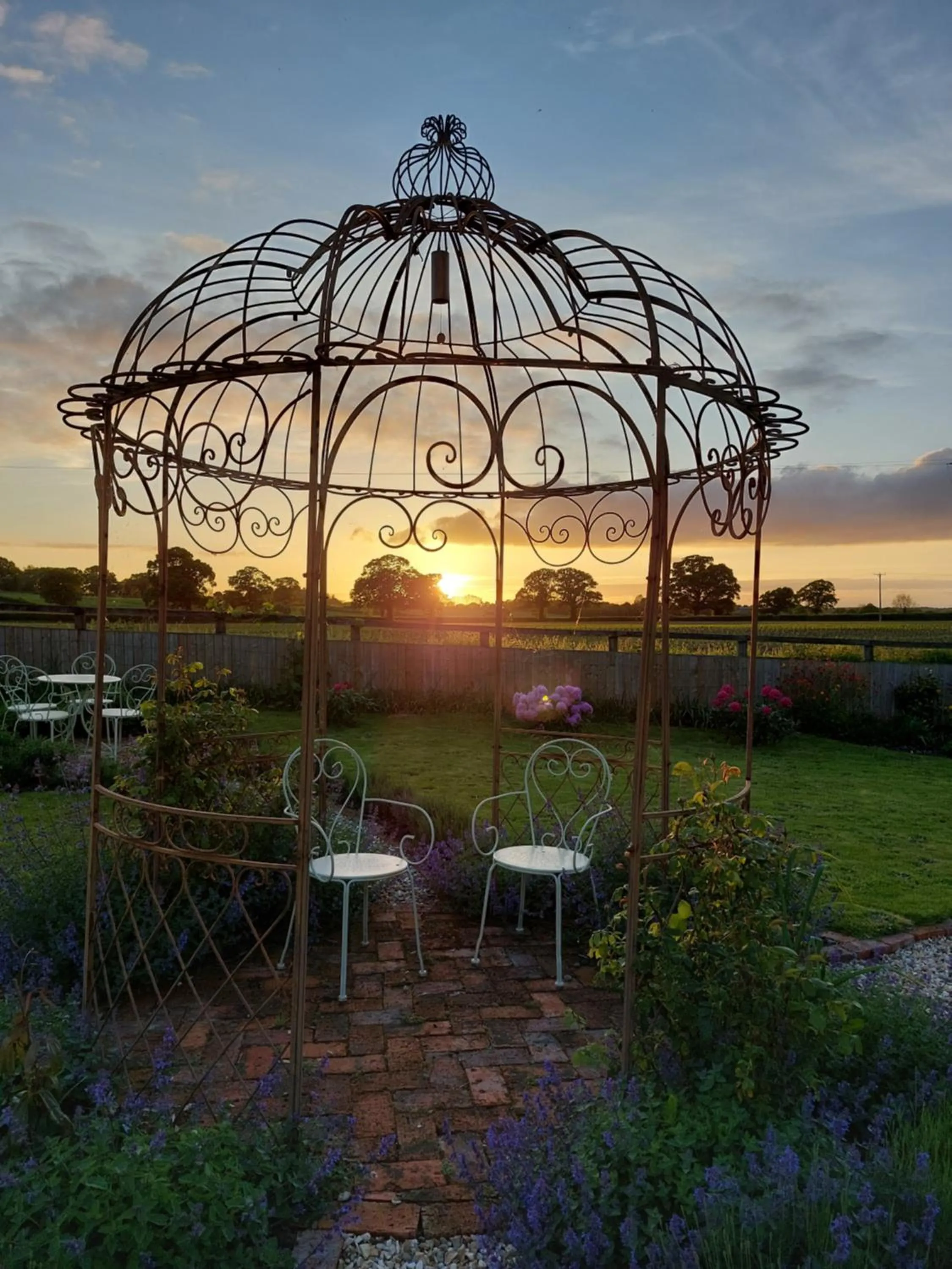 Sunset in The Millers Cottage