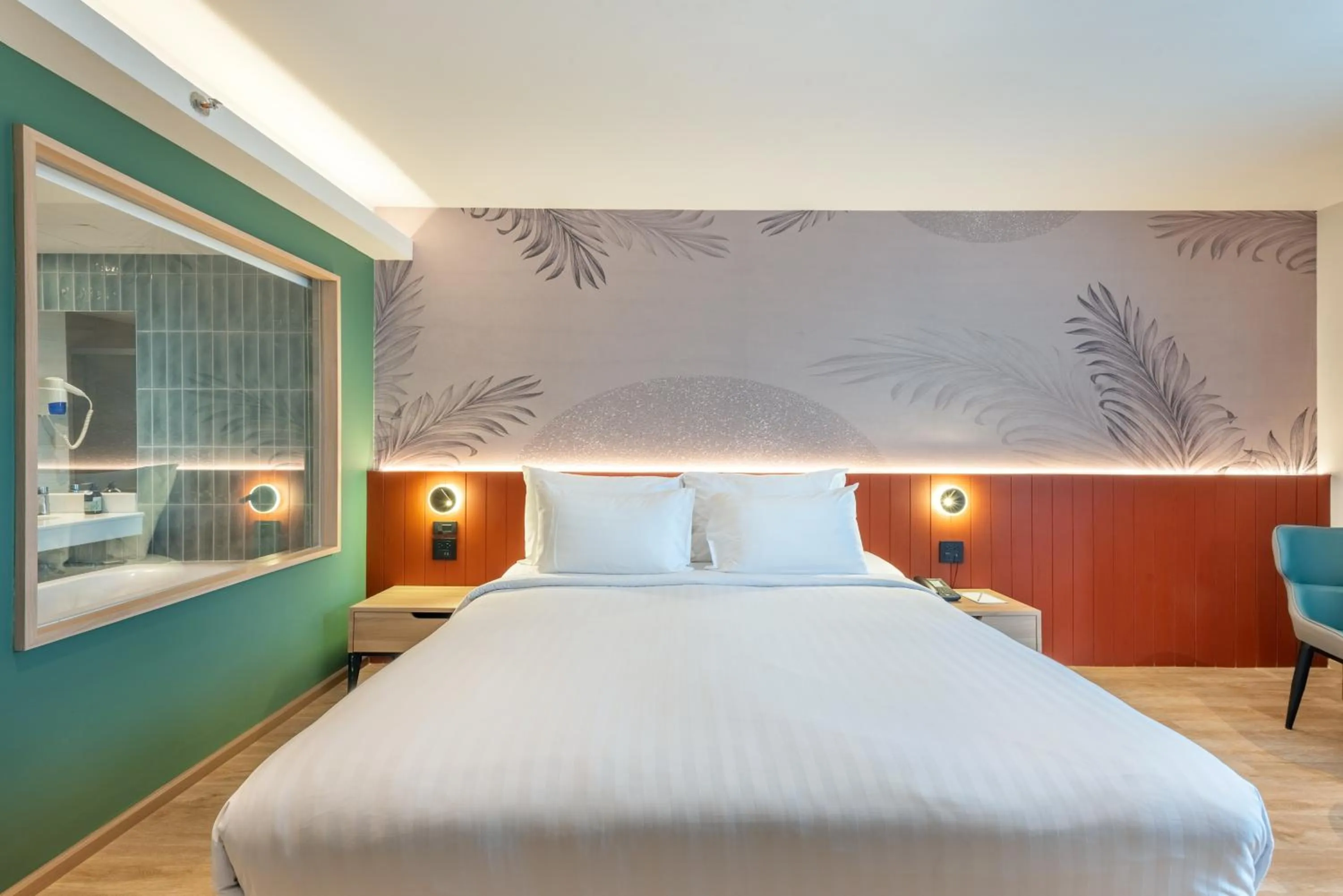 Bed in Buri Sriphu Hotel