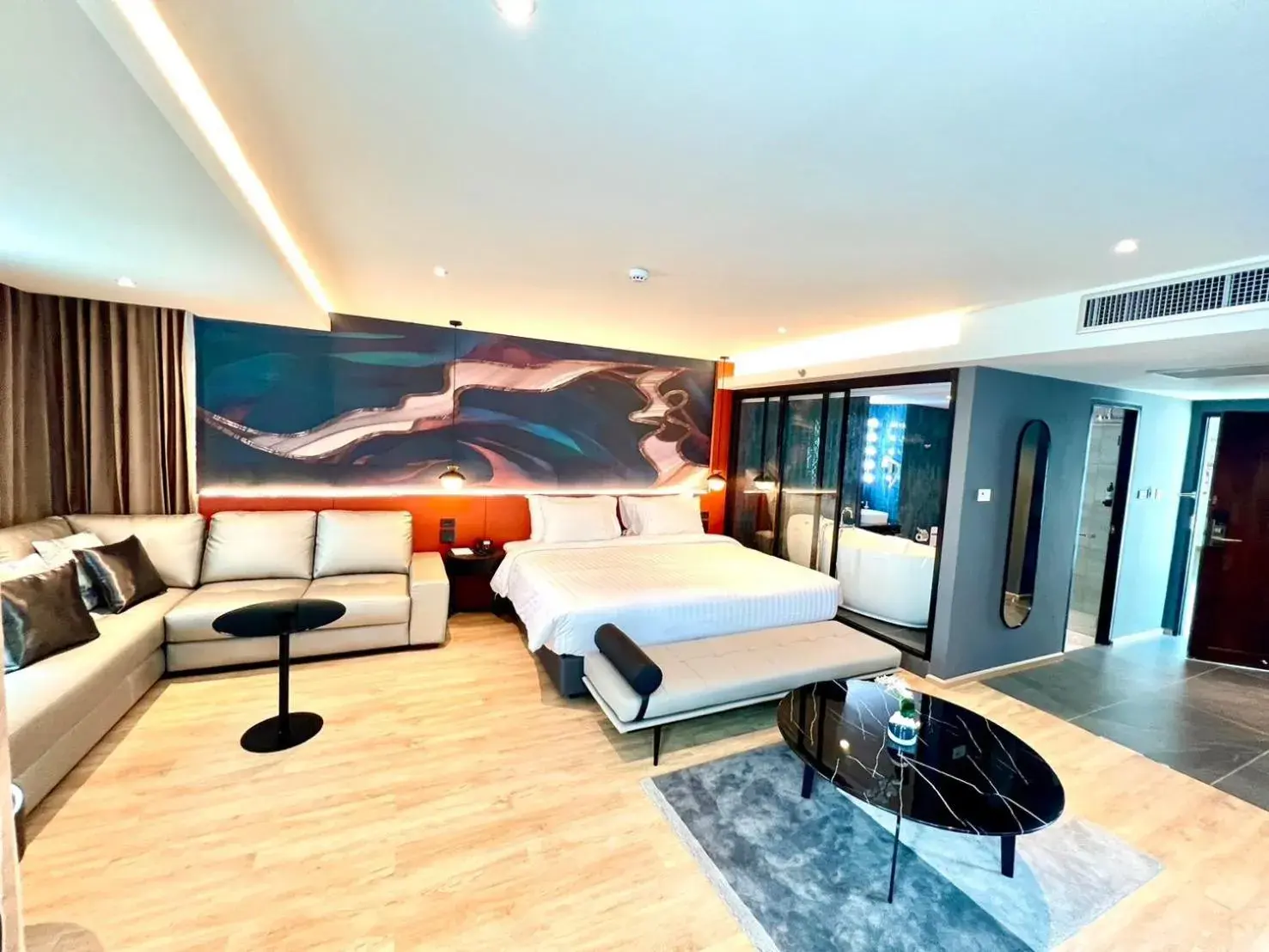 Bed in Buri Sriphu Hotel Bed in Buri Sriphu Hotel