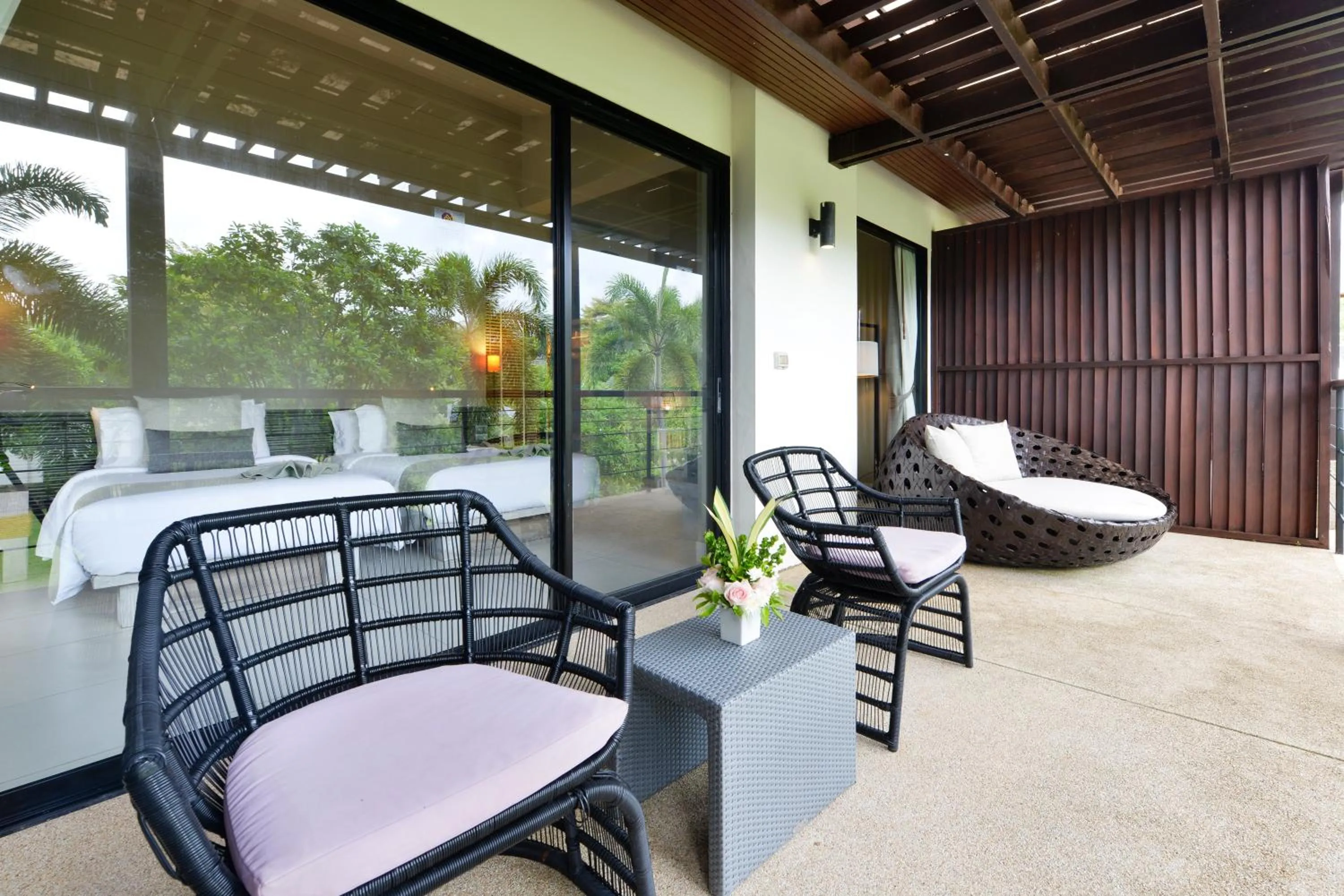 Balcony/Terrace in Twin Lotus Resort and Spa - SHA Plus - Adult Only "November - April"