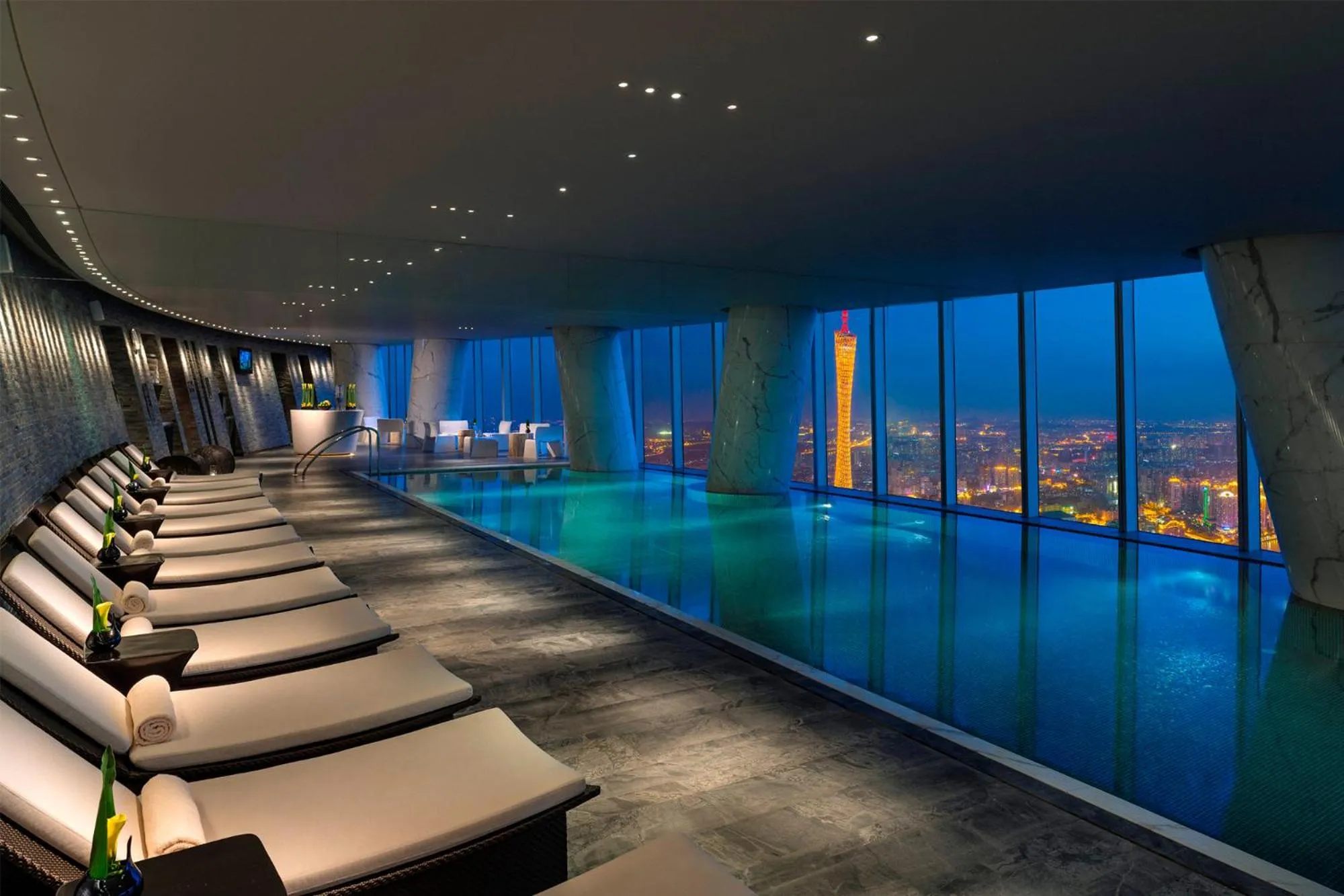 Swimming pool in Four Seasons Hotel Guangzhou