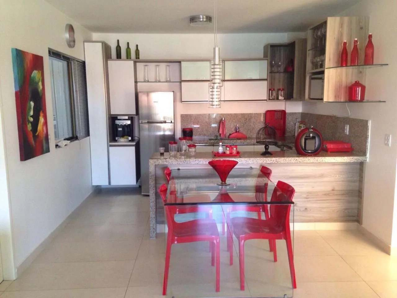 Communal kitchen in HOTEL CANARIUS DE GRAVATA - Flat