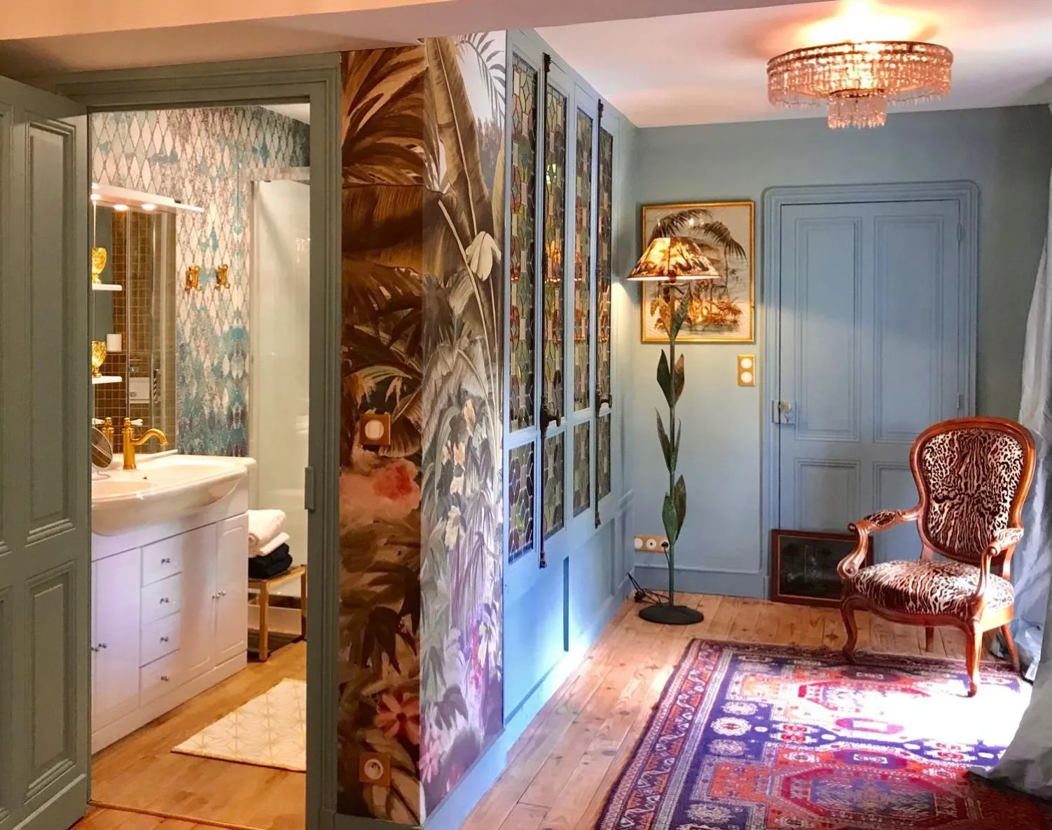 Bathroom in La Rebière d'Or, B&B et Gîte