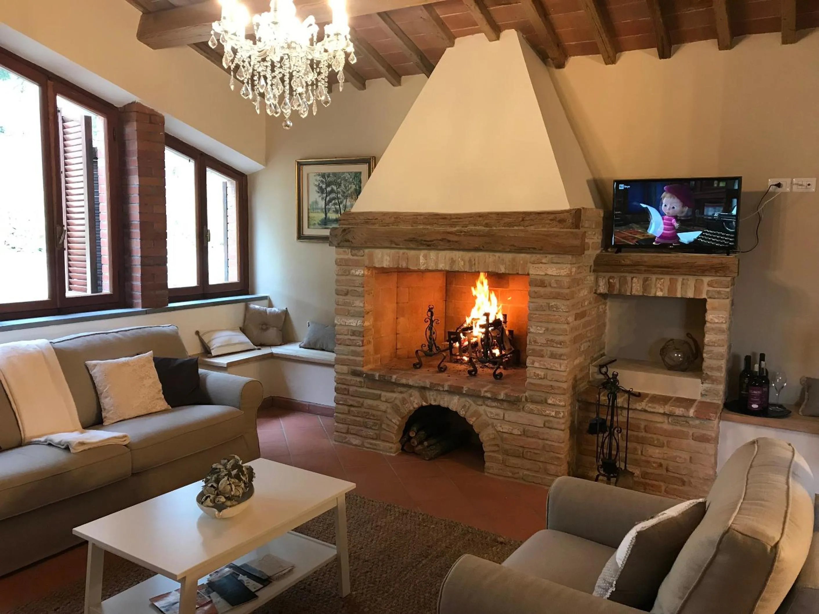 Living room in Casa di Sasso