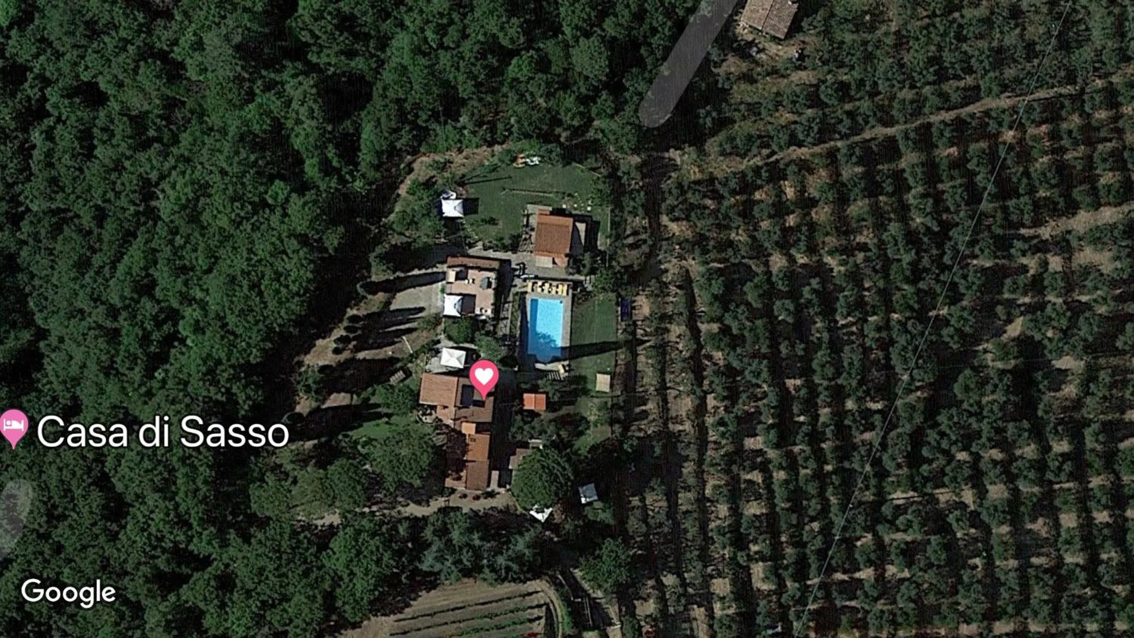 Bird's eye view in Casa di Sasso