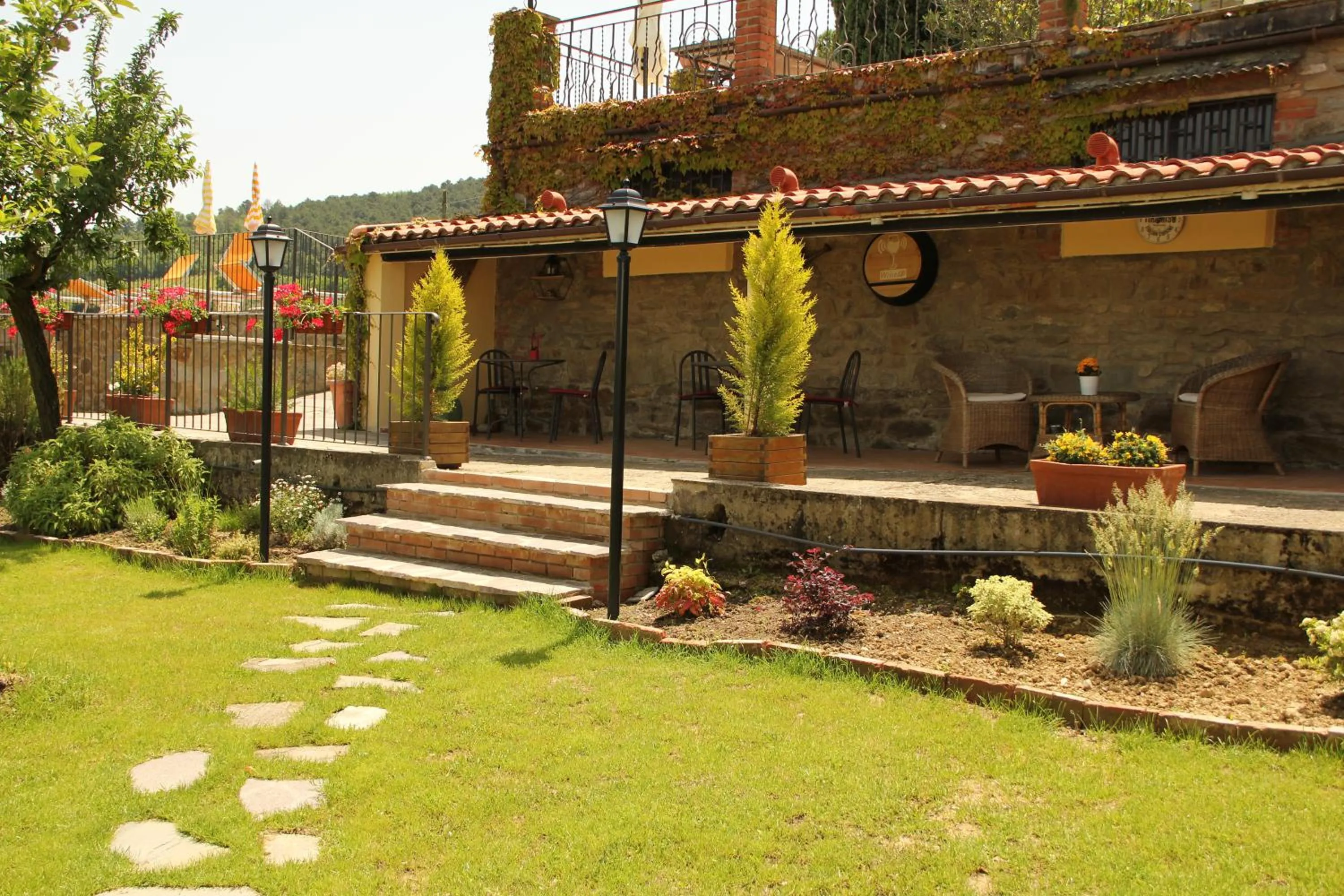 Patio in Casa di Sasso