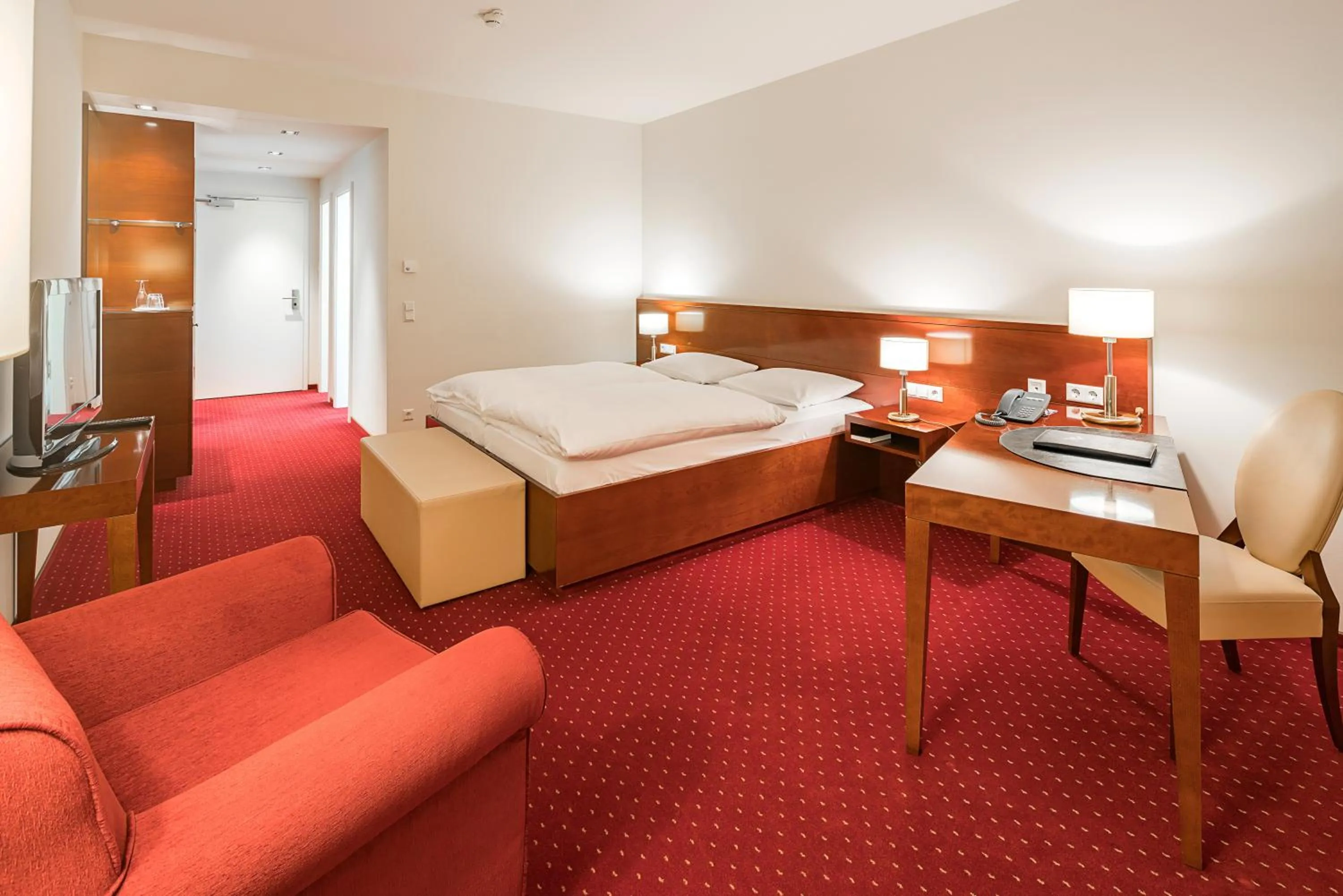 Bedroom, Bed in Hotel Rose