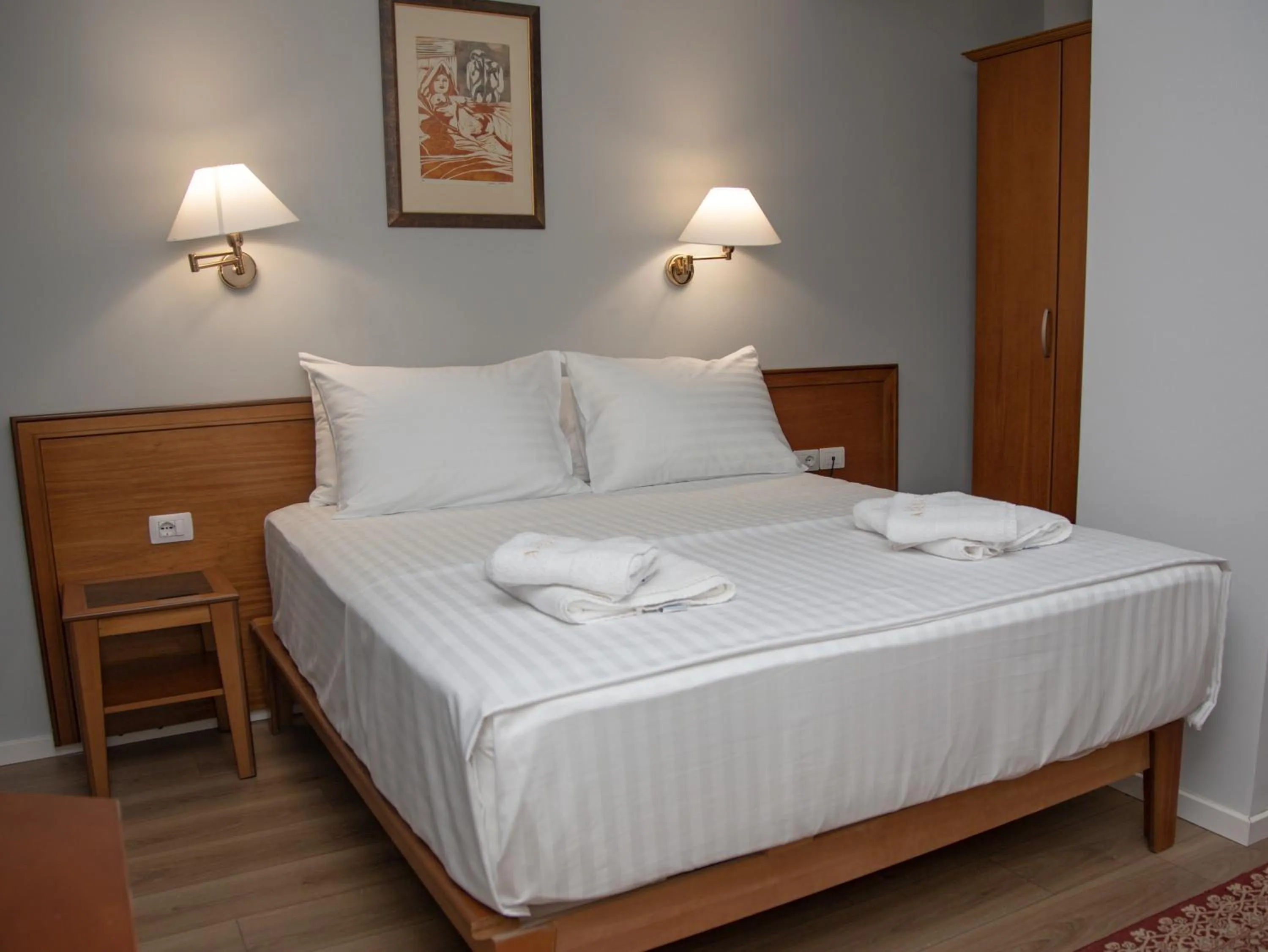 Bed in Arber Hotel