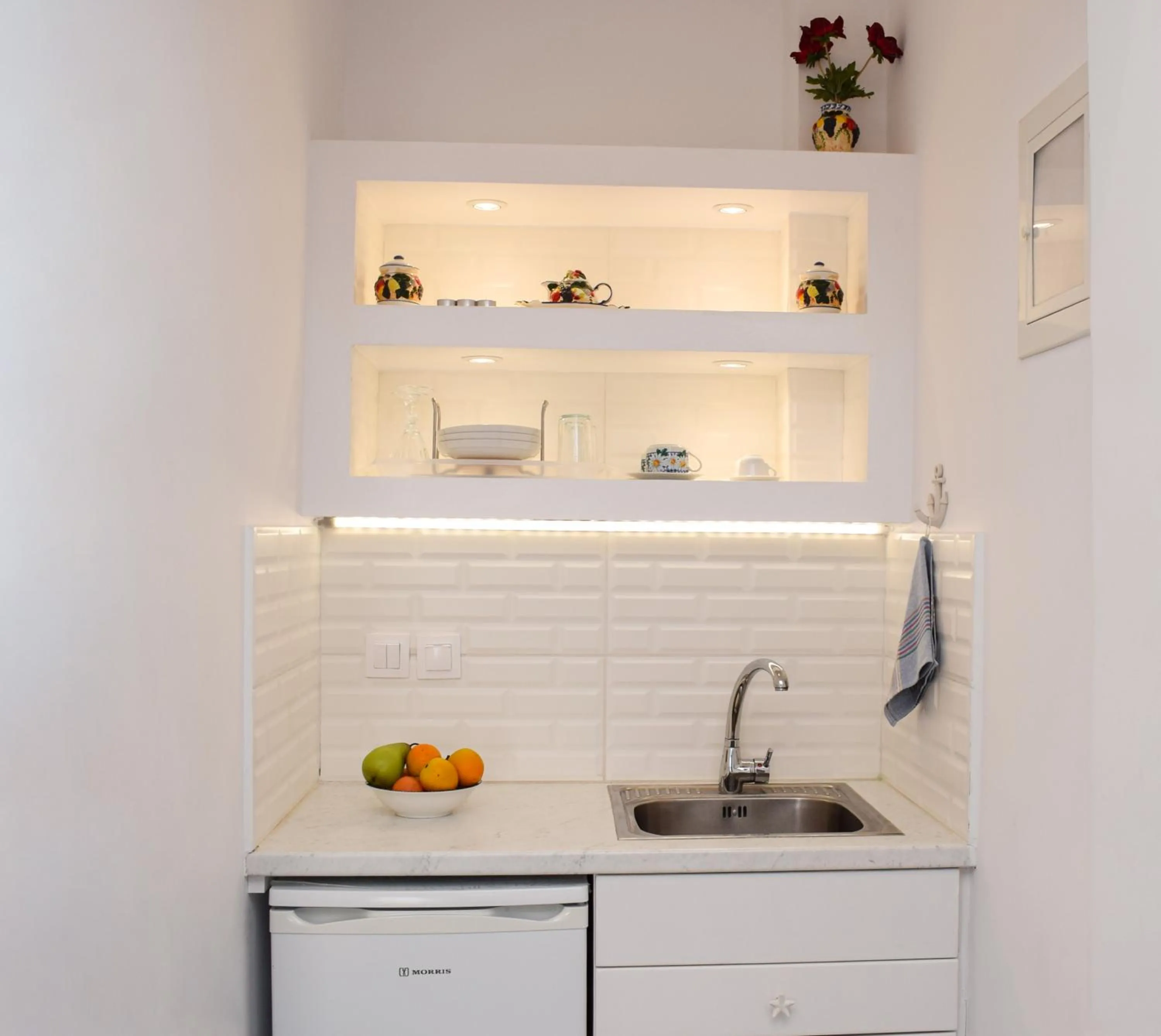 kitchen in Augusta Studios & Apartments