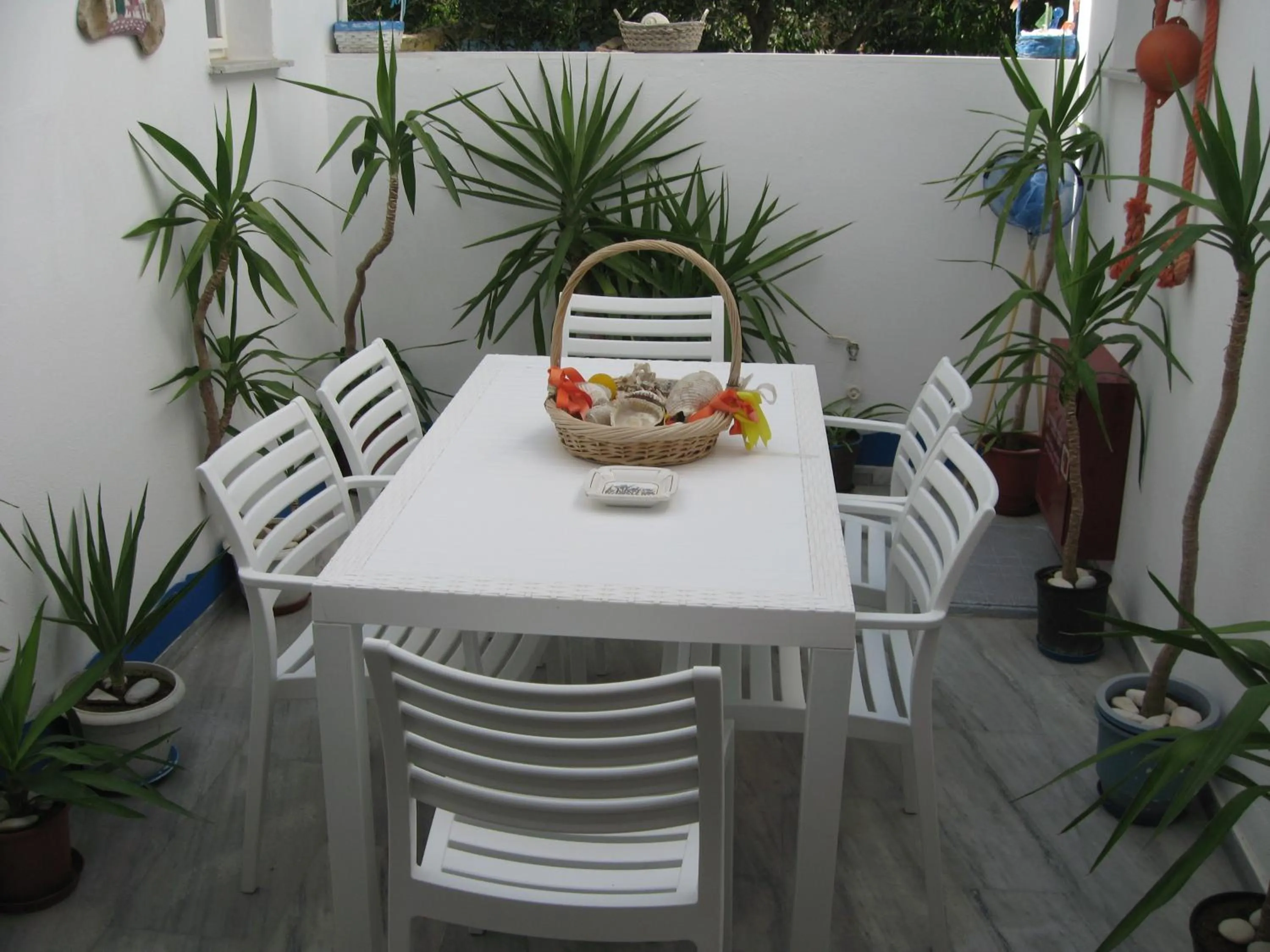 Patio in Augusta Studios & Apartments